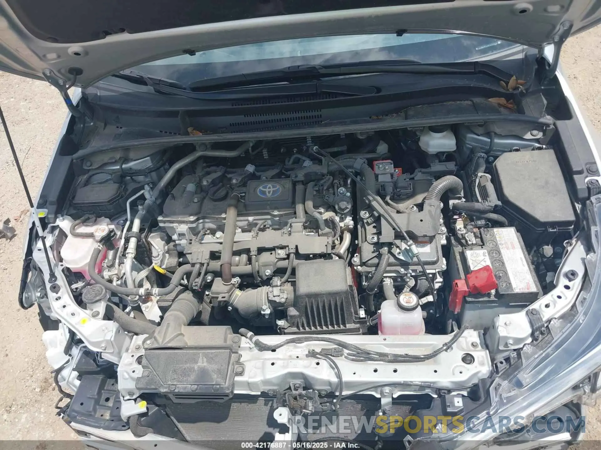10 fotografías del automóvil dañado JTDBCMFE3R3037615 TOYOTA COROLLA 2024