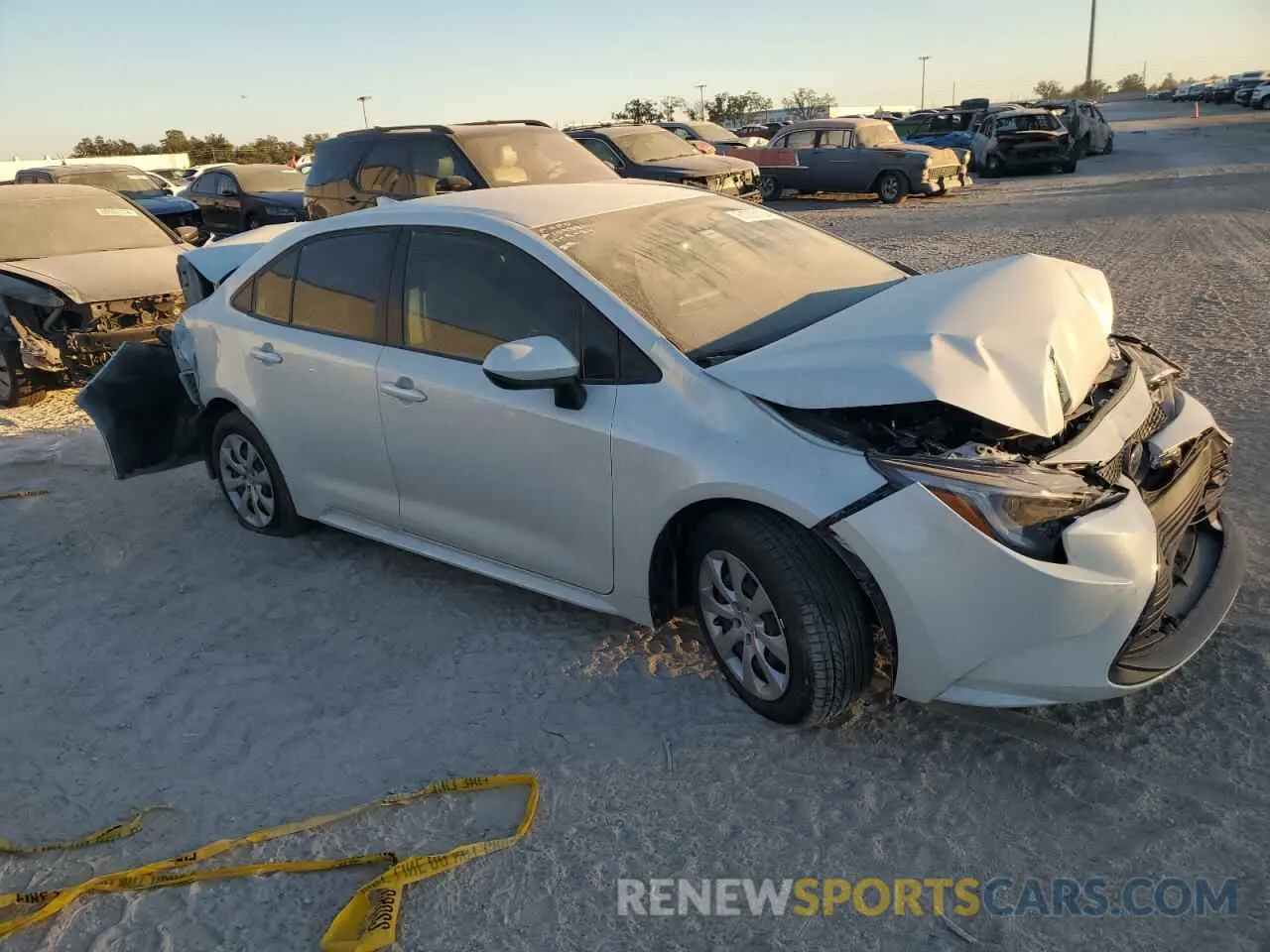 4 fotografías del automóvil dañado JTDBCMFE3R3046444 TOYOTA COROLLA 2024