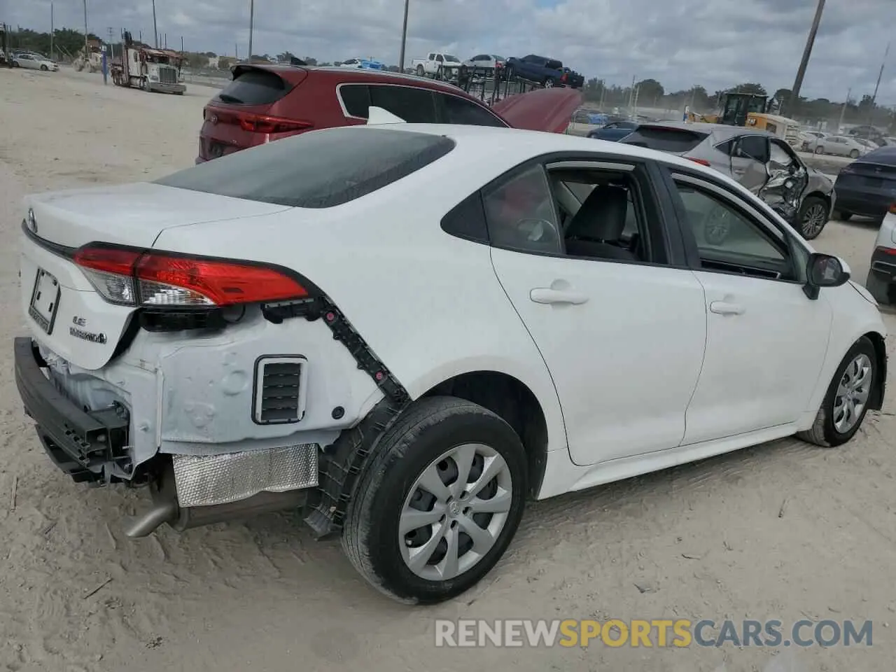 3 fotografías del automóvil dañado JTDBCMFE3RJ016954 TOYOTA COROLLA 2024