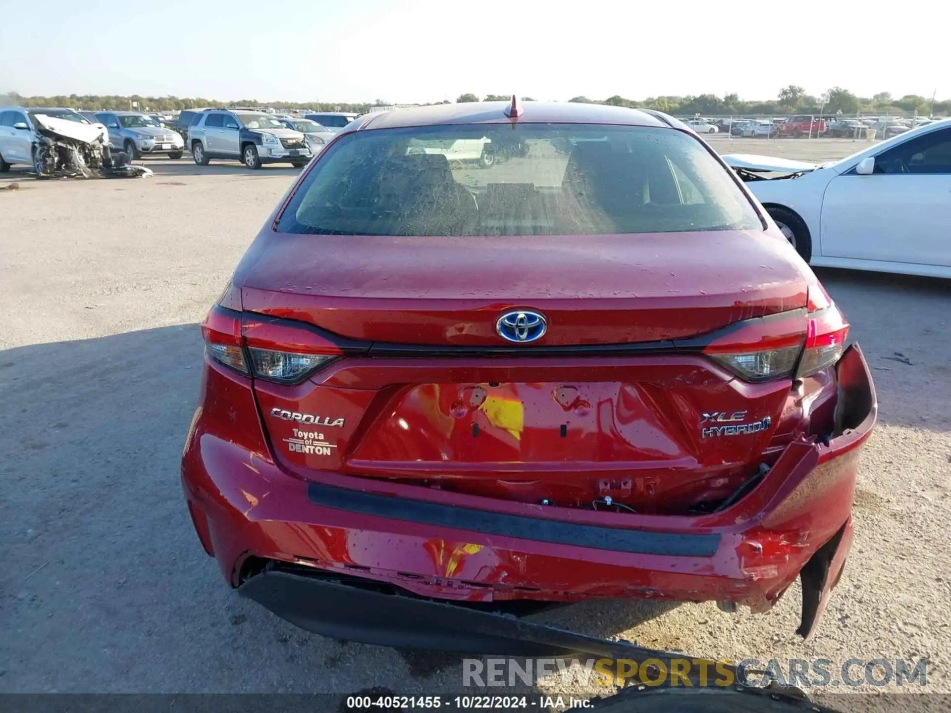 16 fotografías del automóvil dañado JTDBCMFE3RJ034211 TOYOTA COROLLA 2024