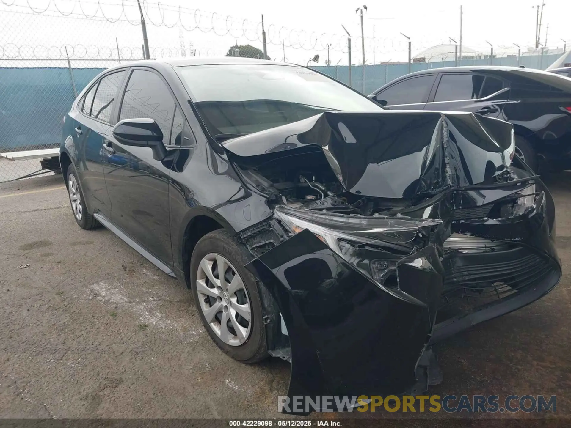 1 fotografías del automóvil dañado JTDBCMFE4R3034903 TOYOTA COROLLA 2024