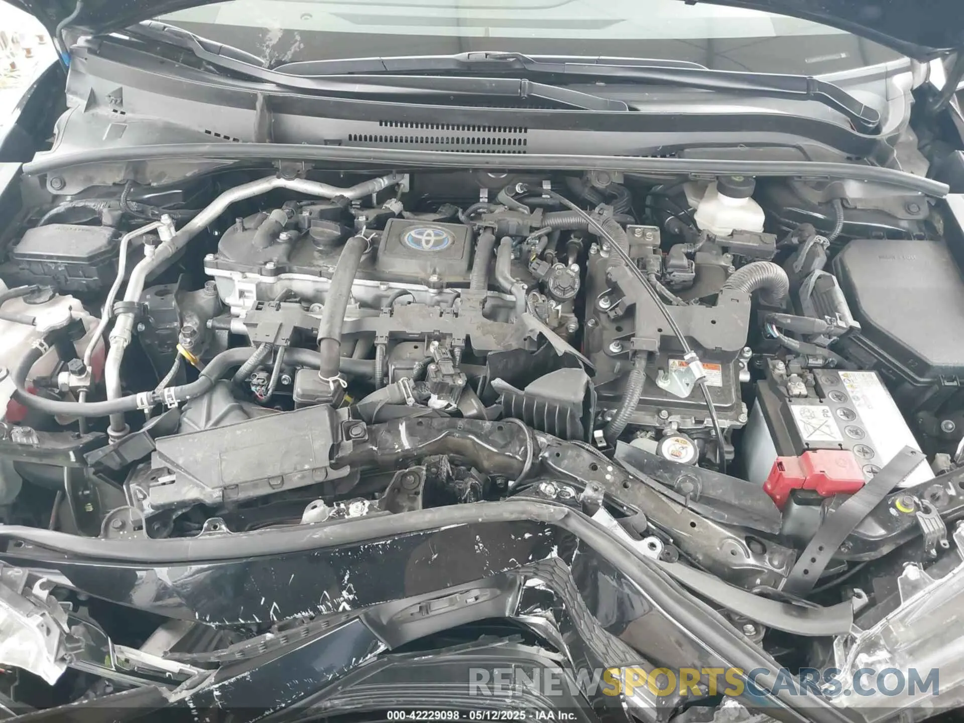 10 fotografías del automóvil dañado JTDBCMFE4R3034903 TOYOTA COROLLA 2024