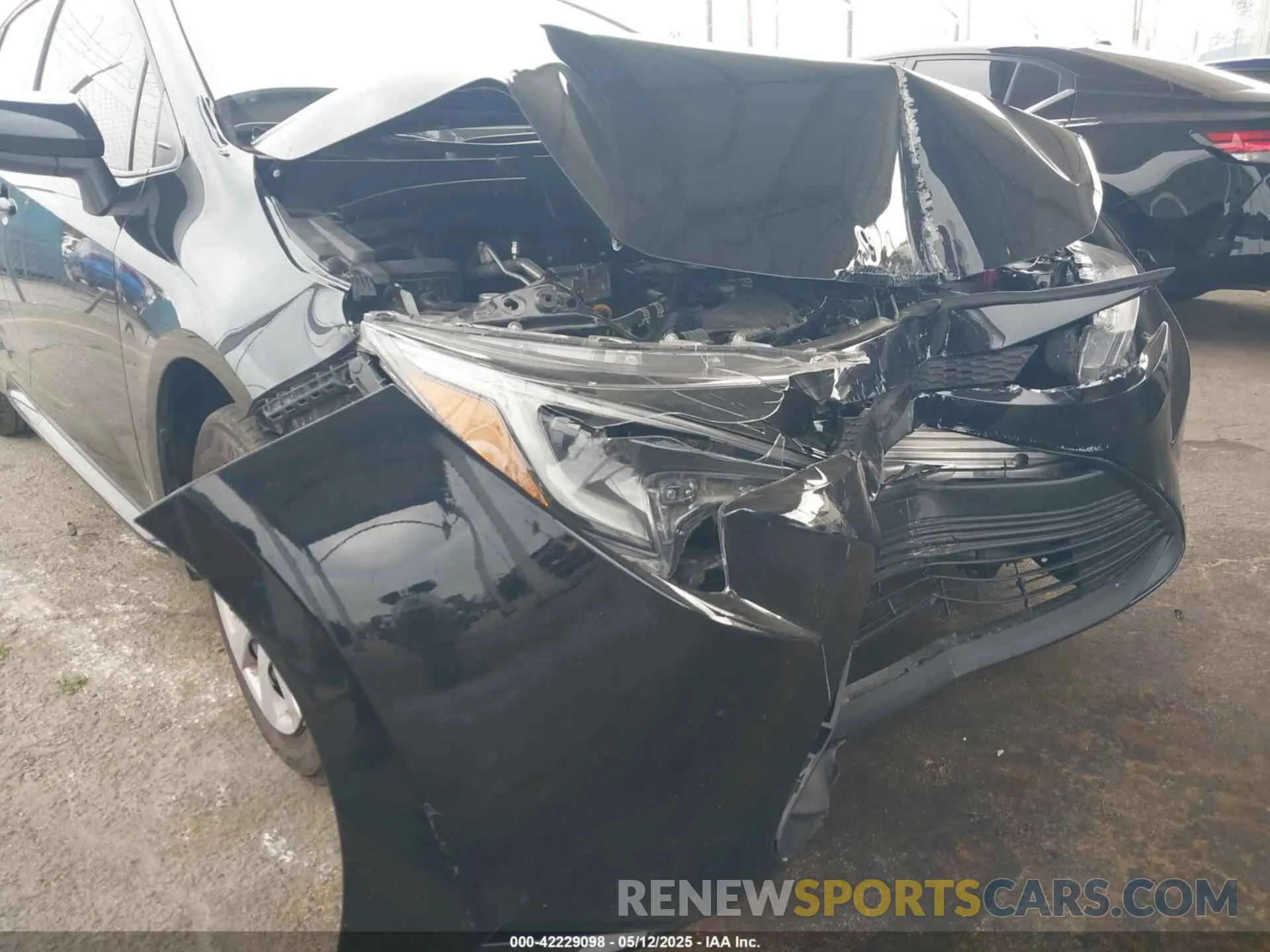 6 fotografías del automóvil dañado JTDBCMFE4R3034903 TOYOTA COROLLA 2024