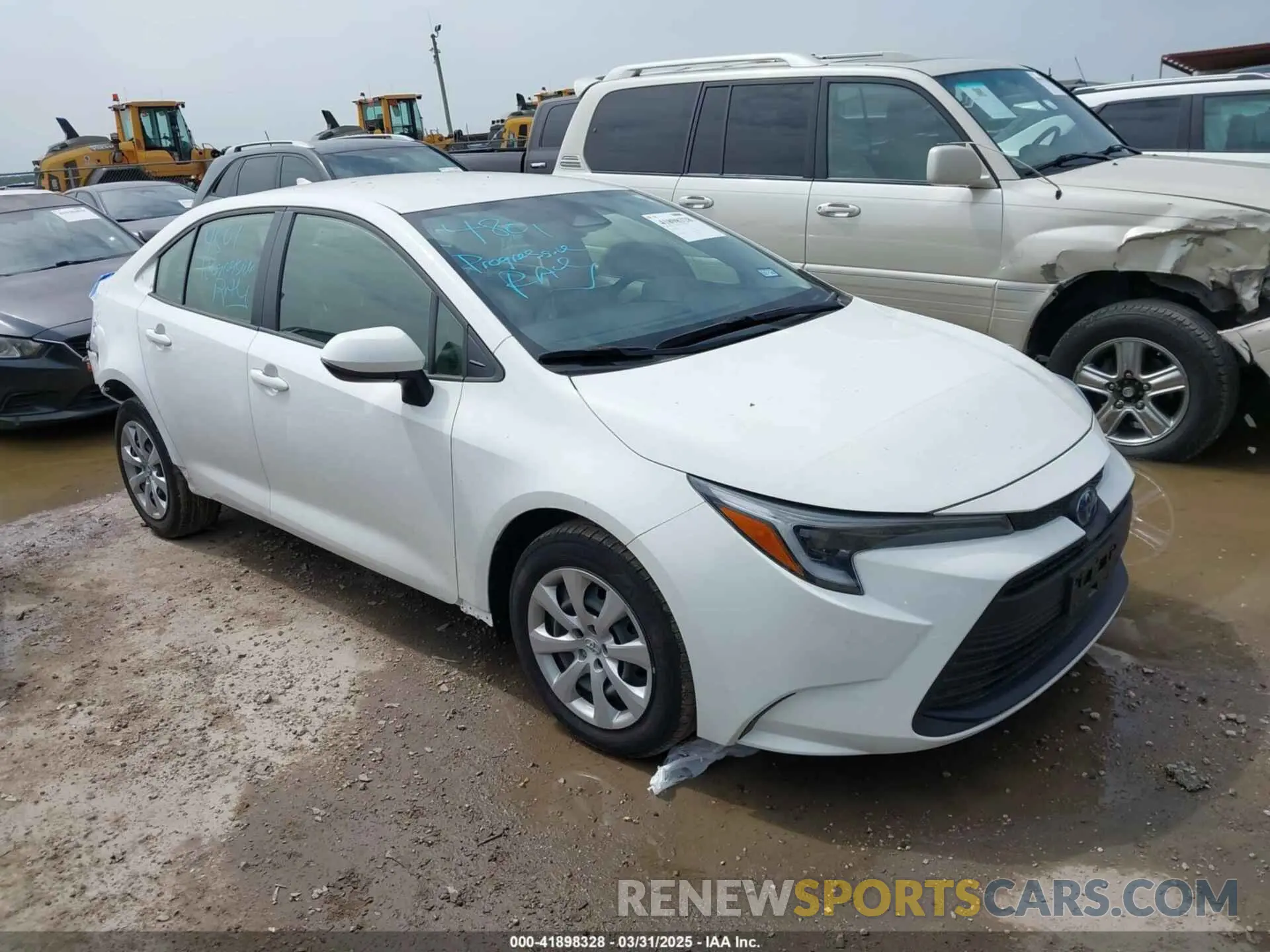 1 fotografías del automóvil dañado JTDBCMFE4R3040989 TOYOTA COROLLA 2024