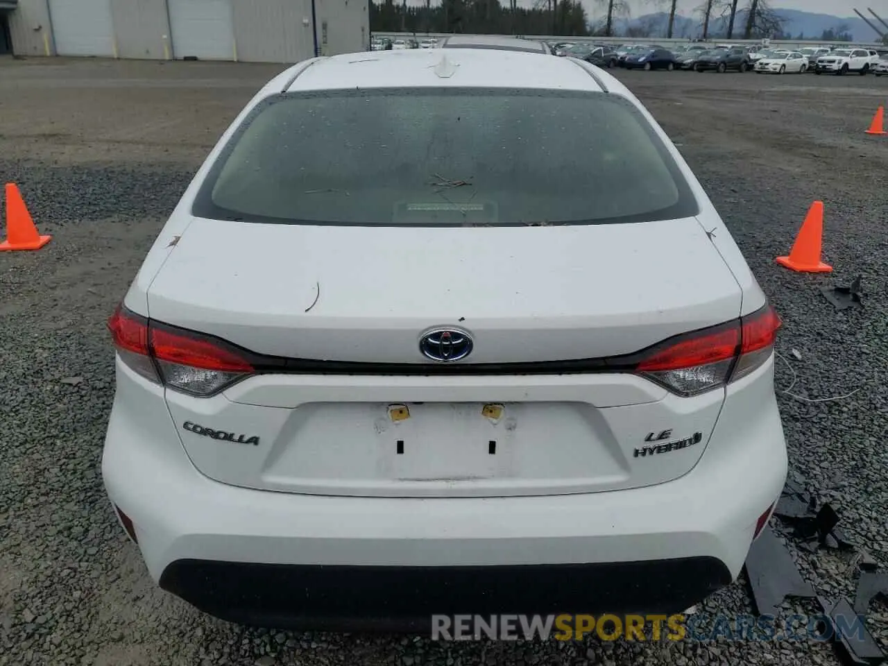 6 fotografías del automóvil dañado JTDBCMFE4RJ026313 TOYOTA COROLLA 2024