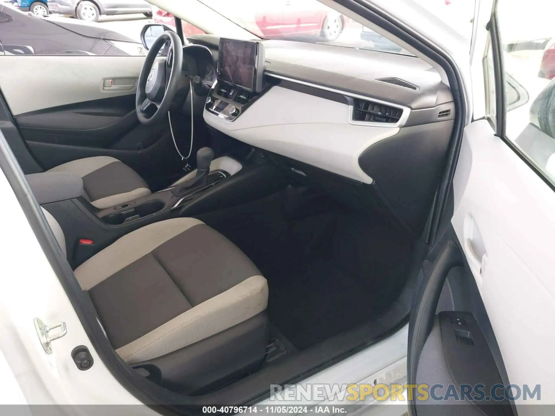 5 fotografías del automóvil dañado JTDBCMFE4RJ029955 TOYOTA COROLLA 2024