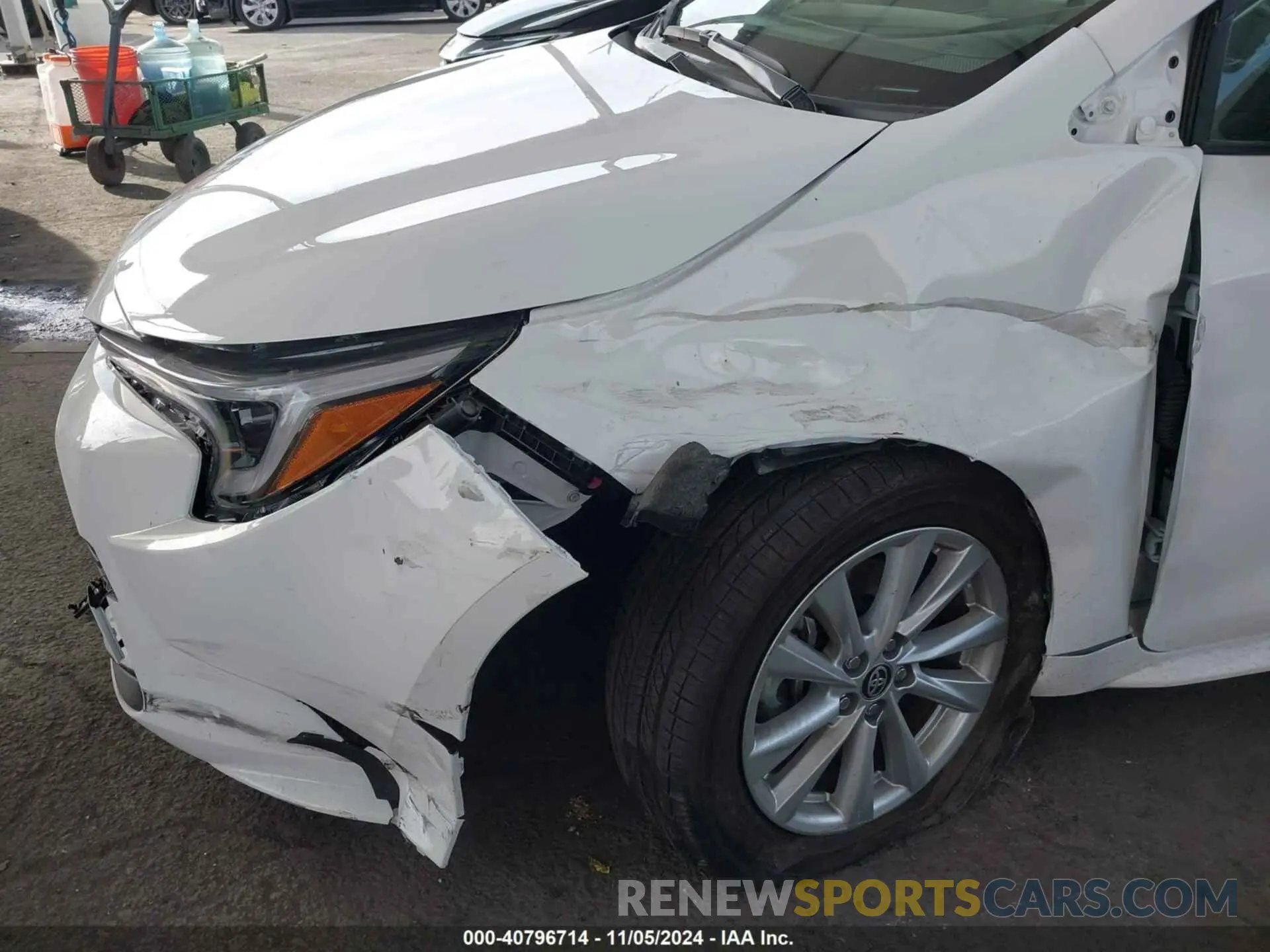 6 fotografías del automóvil dañado JTDBCMFE4RJ029955 TOYOTA COROLLA 2024