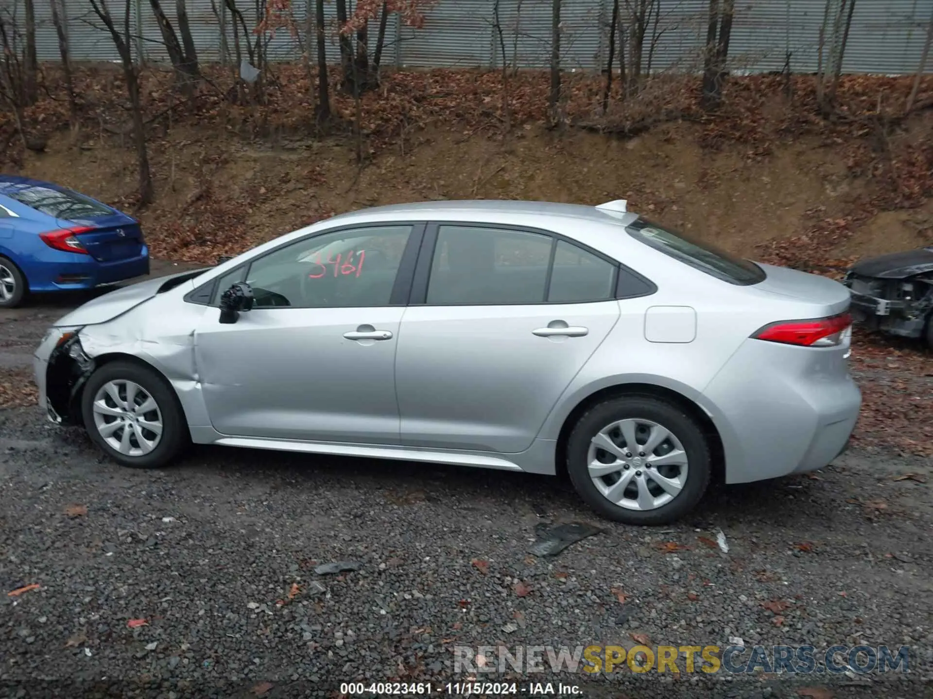13 fotografías del automóvil dañado JTDBCMFE4RJ033424 TOYOTA COROLLA 2024