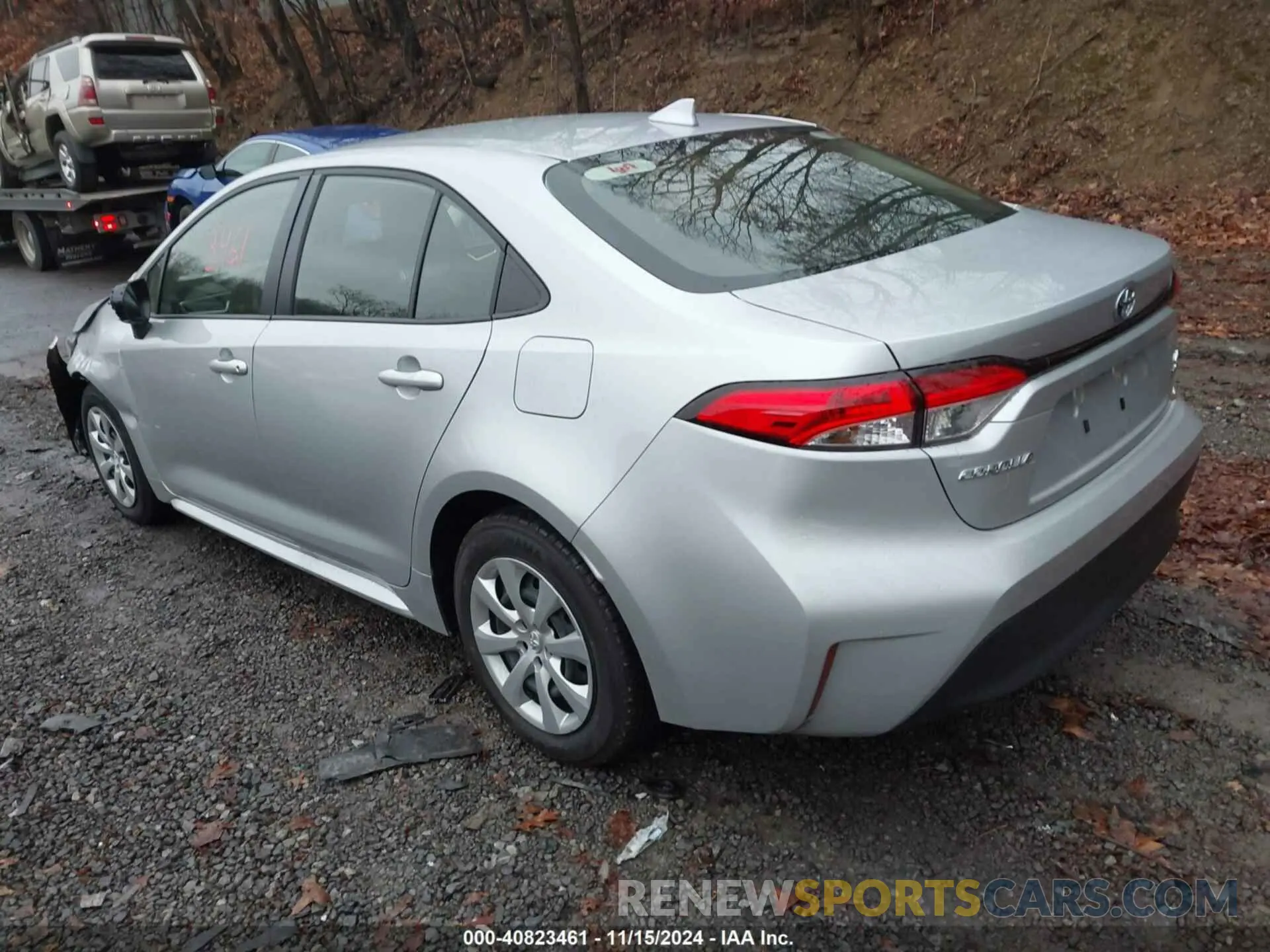 3 fotografías del automóvil dañado JTDBCMFE4RJ033424 TOYOTA COROLLA 2024