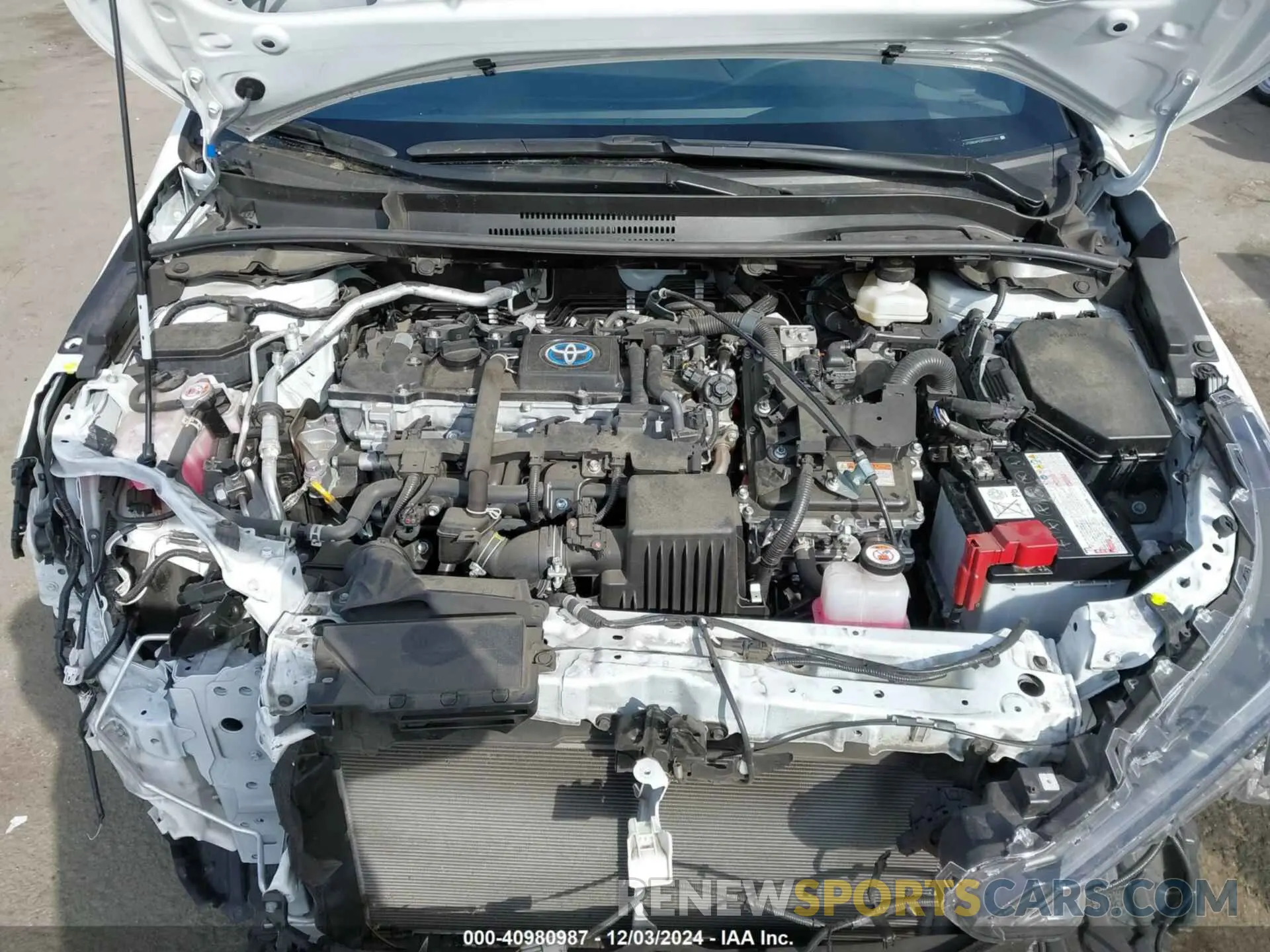 10 fotografías del automóvil dañado JTDBCMFE5R3037180 TOYOTA COROLLA 2024