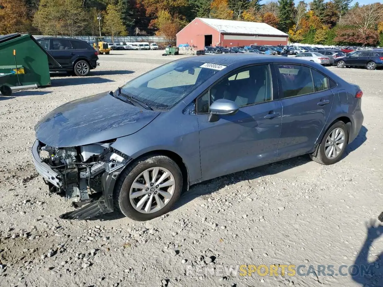 1 fotografías del automóvil dañado JTDBCMFE5R3039348 TOYOTA COROLLA 2024