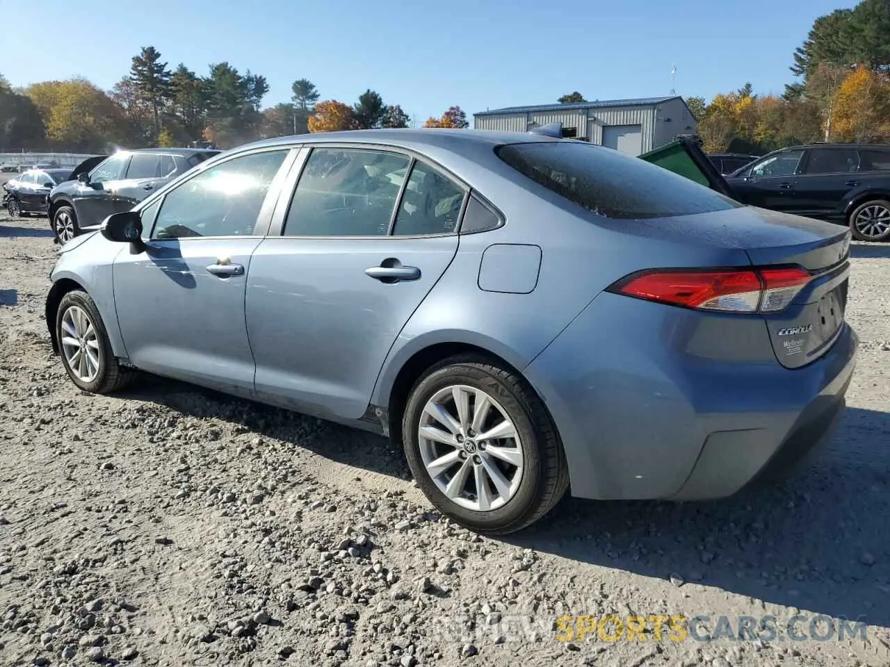2 fotografías del automóvil dañado JTDBCMFE5R3039348 TOYOTA COROLLA 2024