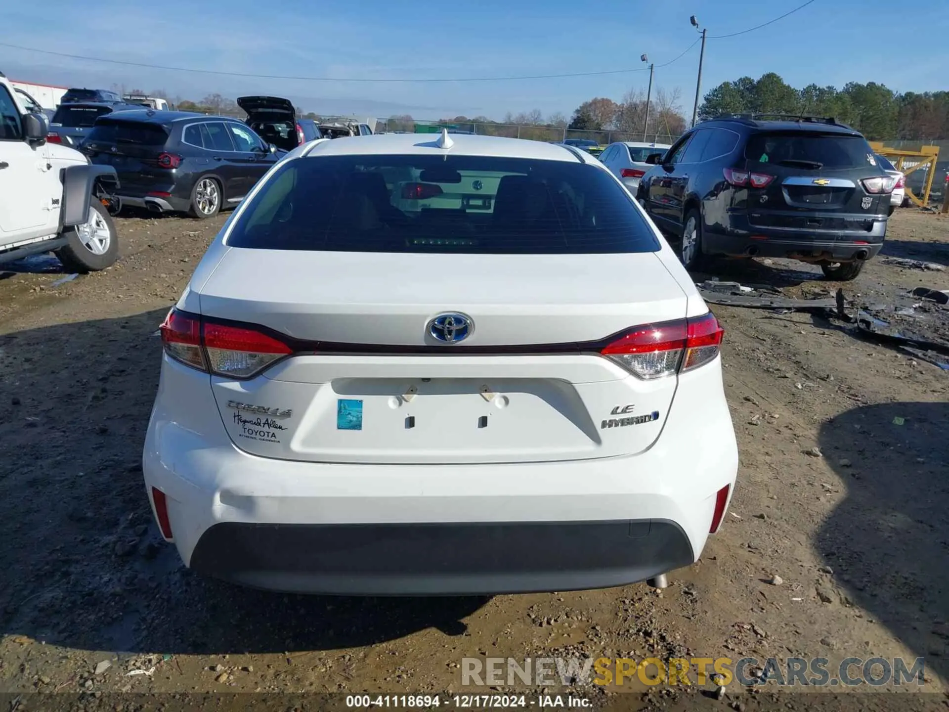 15 fotografías del automóvil dañado JTDBCMFE5R3039589 TOYOTA COROLLA 2024