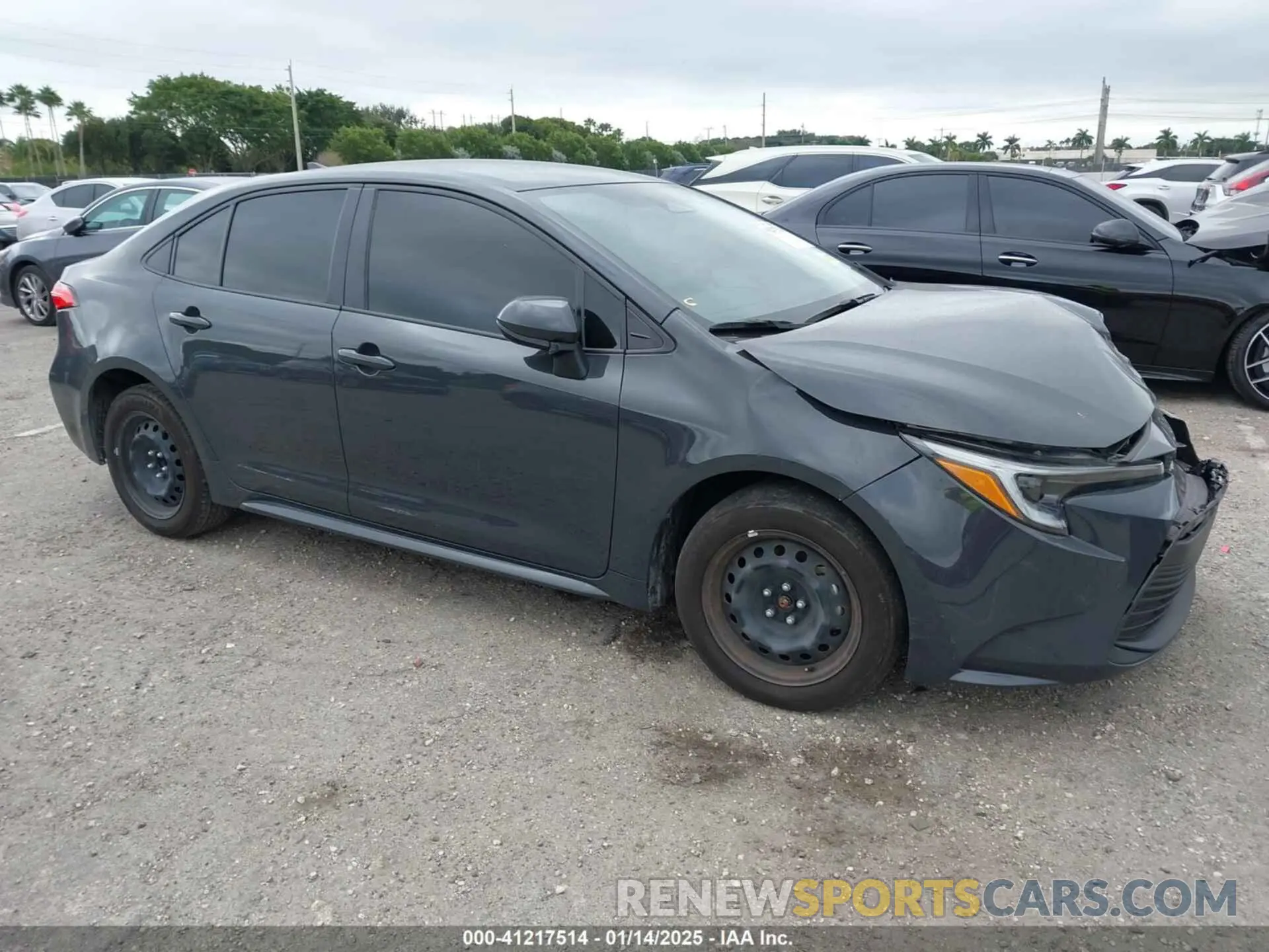 1 fotografías del automóvil dañado JTDBCMFE5R3040628 TOYOTA COROLLA 2024