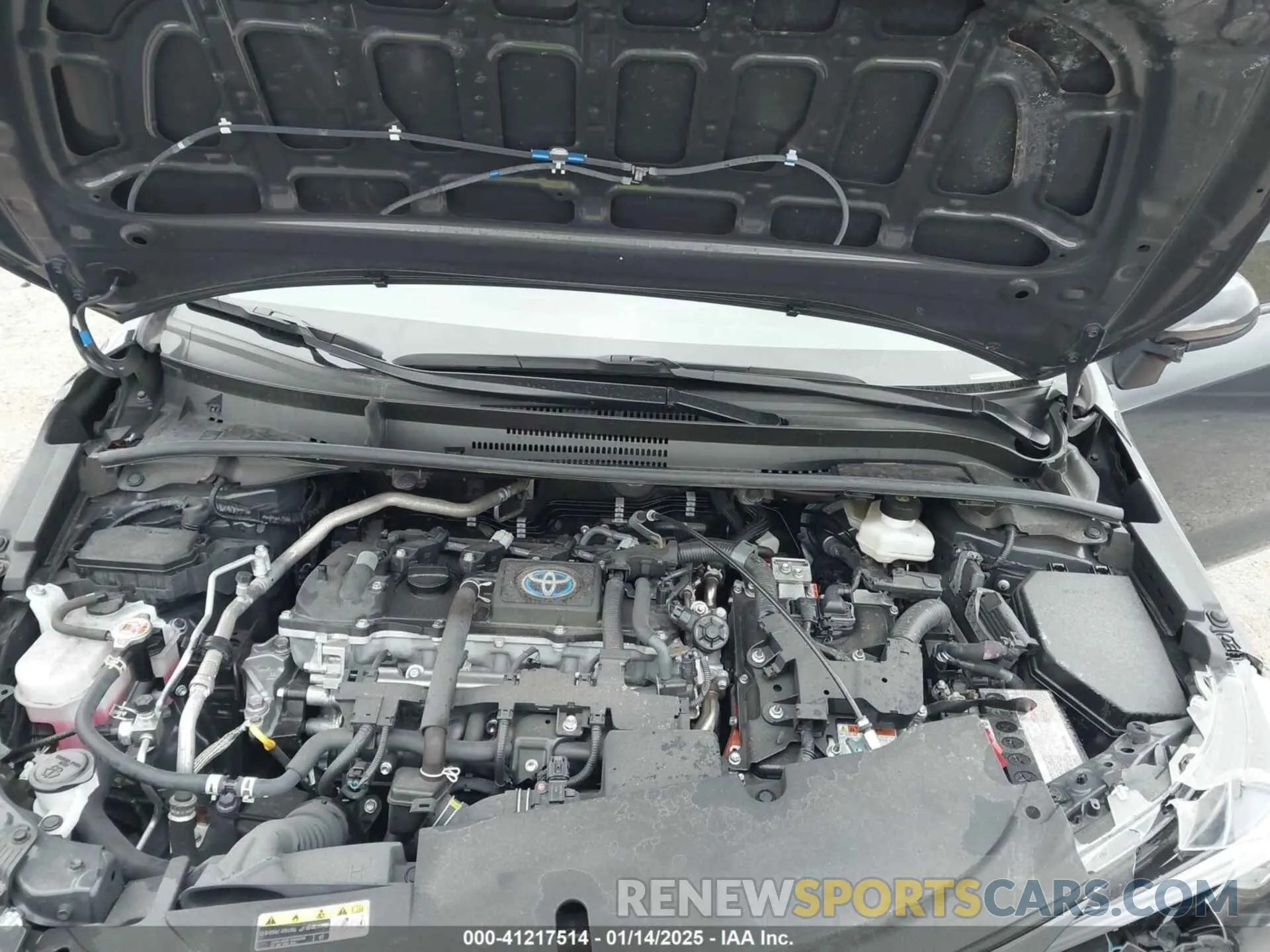 10 fotografías del automóvil dañado JTDBCMFE5R3040628 TOYOTA COROLLA 2024
