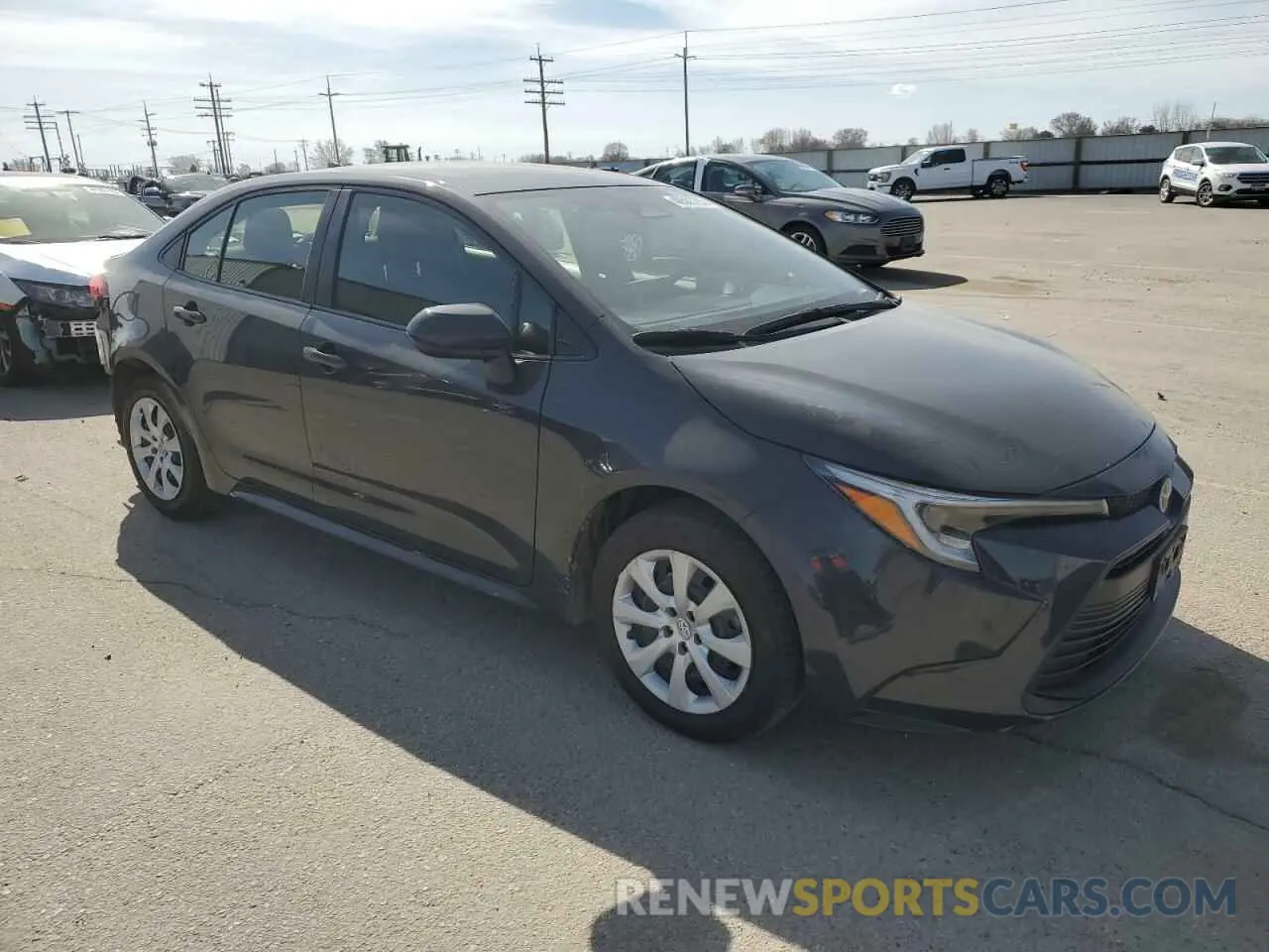 4 fotografías del automóvil dañado JTDBCMFE5R3044369 TOYOTA COROLLA 2024