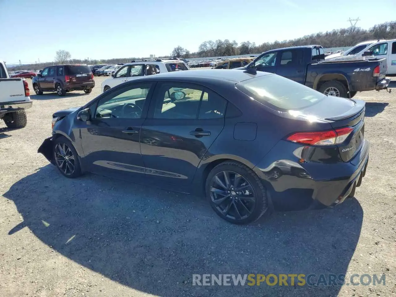 2 fotografías del automóvil dañado JTDBCMFE5R3046462 TOYOTA COROLLA 2024