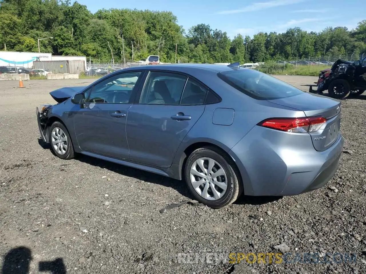 2 fotografías del automóvil dañado JTDBCMFE5R3048874 TOYOTA COROLLA 2024