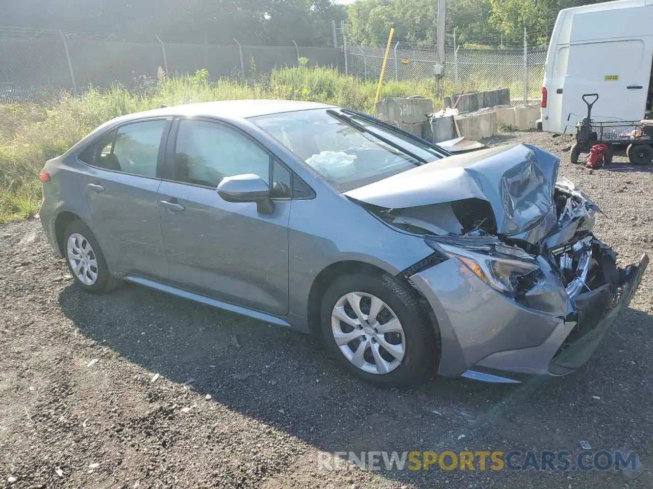 4 fotografías del automóvil dañado JTDBCMFE5R3048874 TOYOTA COROLLA 2024