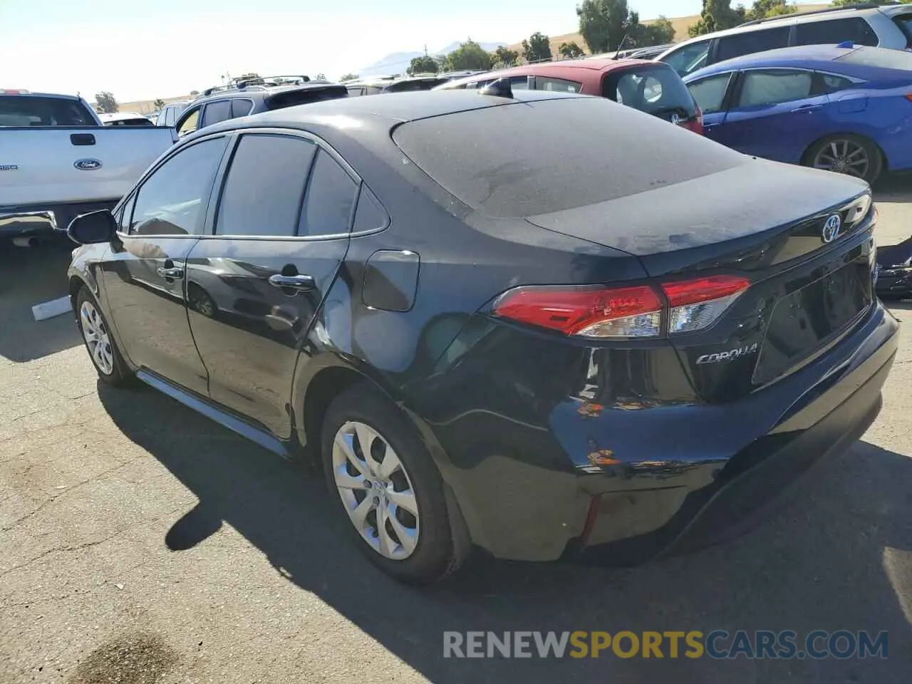 2 fotografías del automóvil dañado JTDBCMFE5R3051337 TOYOTA COROLLA 2024