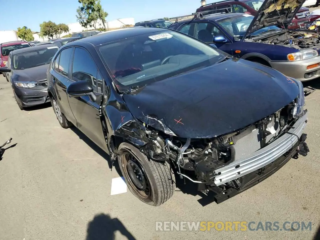 4 fotografías del automóvil dañado JTDBCMFE5R3051337 TOYOTA COROLLA 2024