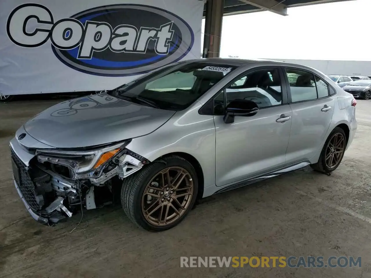 1 fotografías del automóvil dañado JTDBCMFE5R3057462 TOYOTA COROLLA 2024