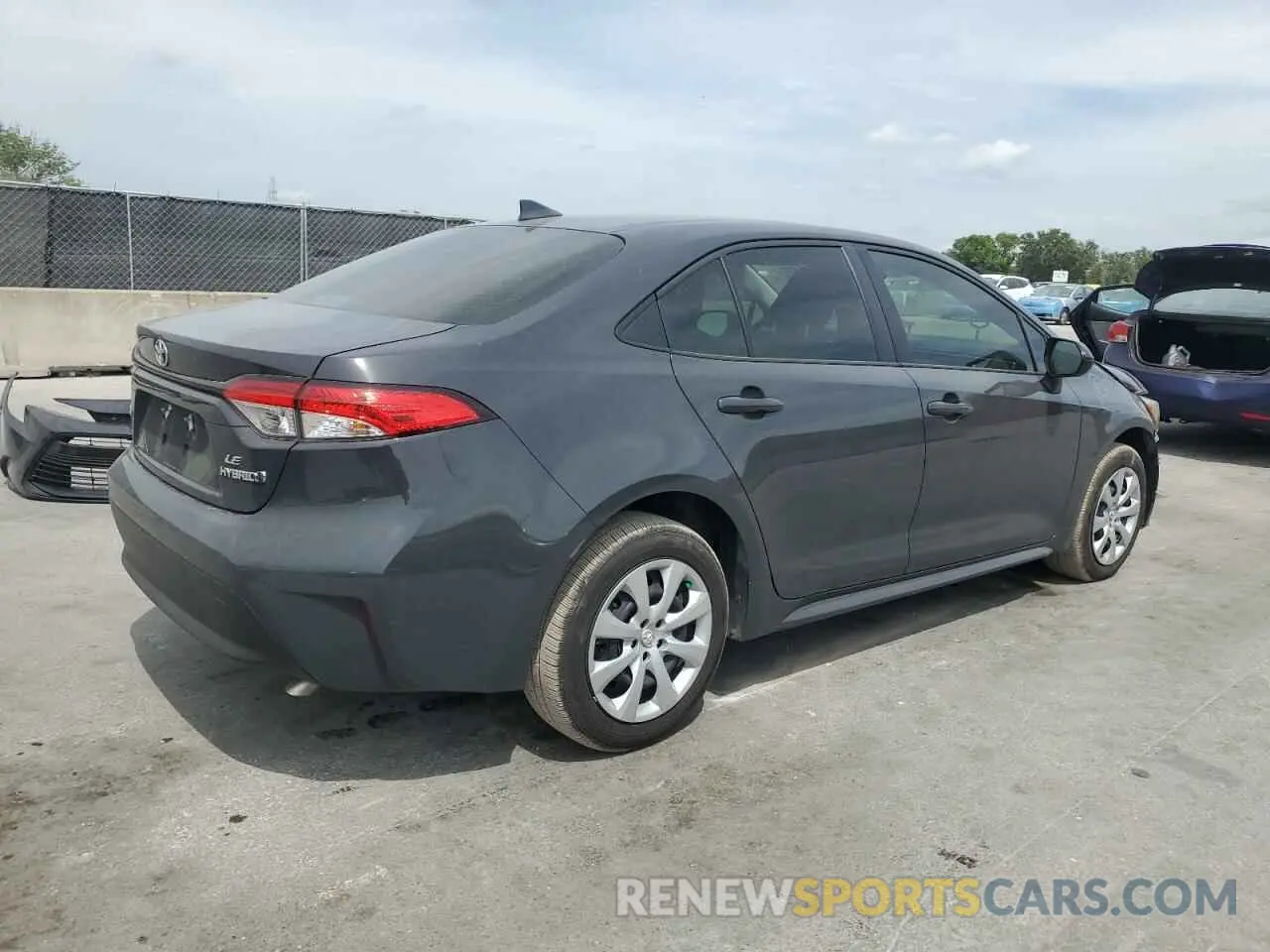 3 fotografías del automóvil dañado JTDBCMFE5R3065562 TOYOTA COROLLA 2024