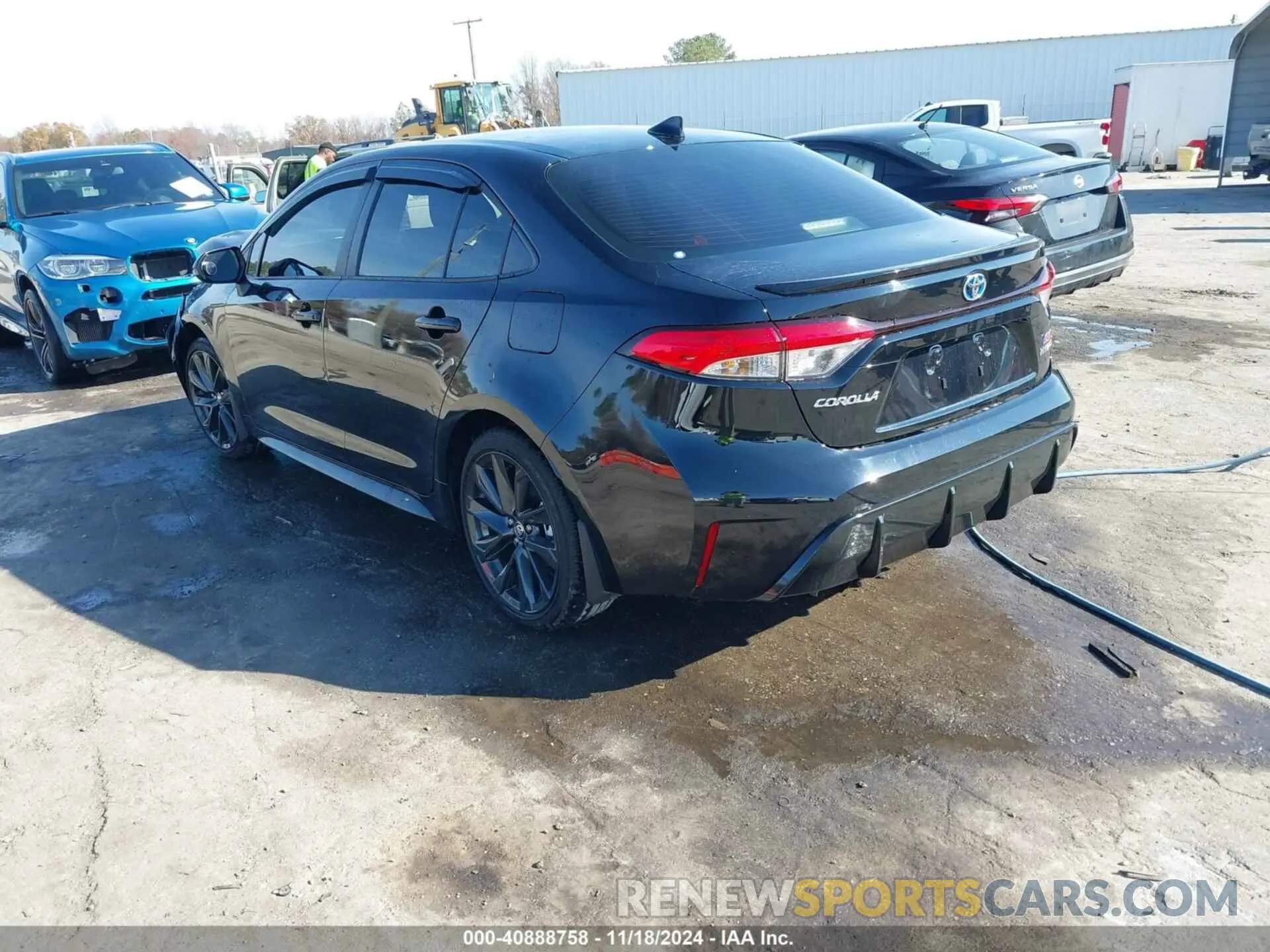 3 fotografías del automóvil dañado JTDBCMFE5R3067828 TOYOTA COROLLA 2024