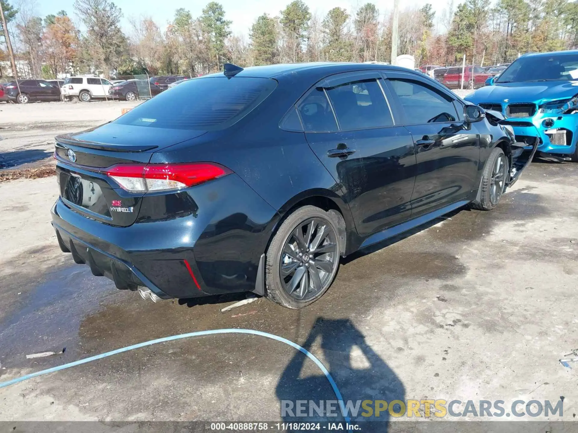 4 fotografías del automóvil dañado JTDBCMFE5R3067828 TOYOTA COROLLA 2024