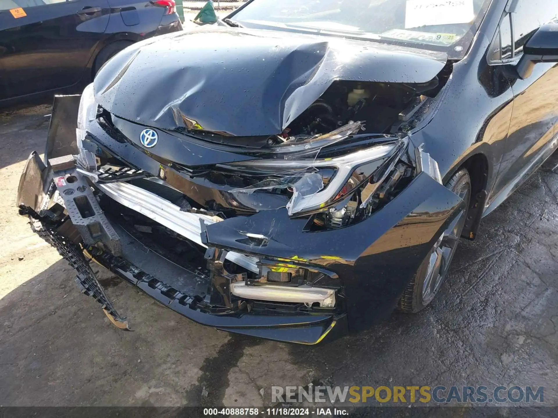 6 fotografías del automóvil dañado JTDBCMFE5R3067828 TOYOTA COROLLA 2024