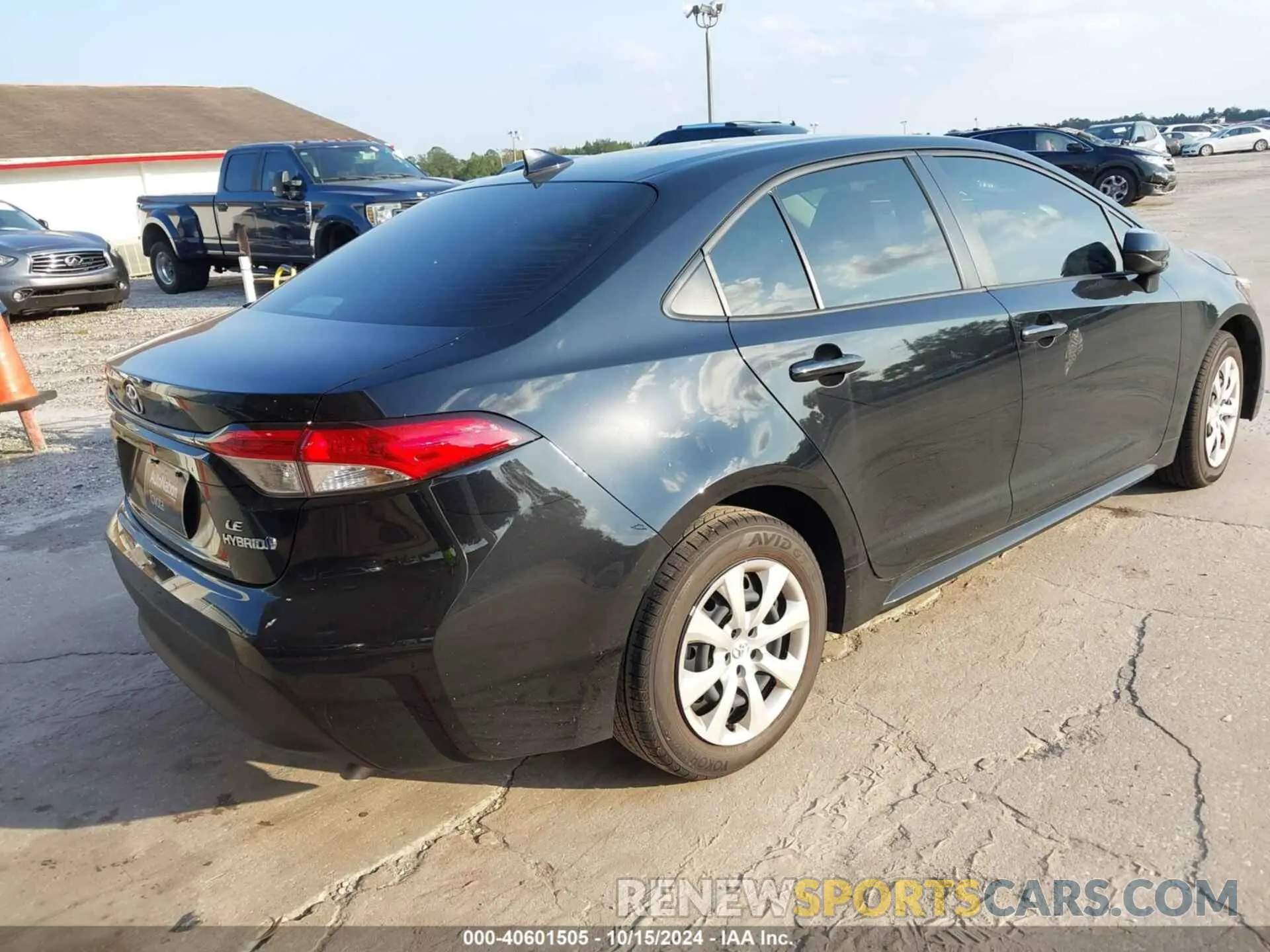 4 fotografías del automóvil dañado JTDBCMFE5RJ032346 TOYOTA COROLLA 2024