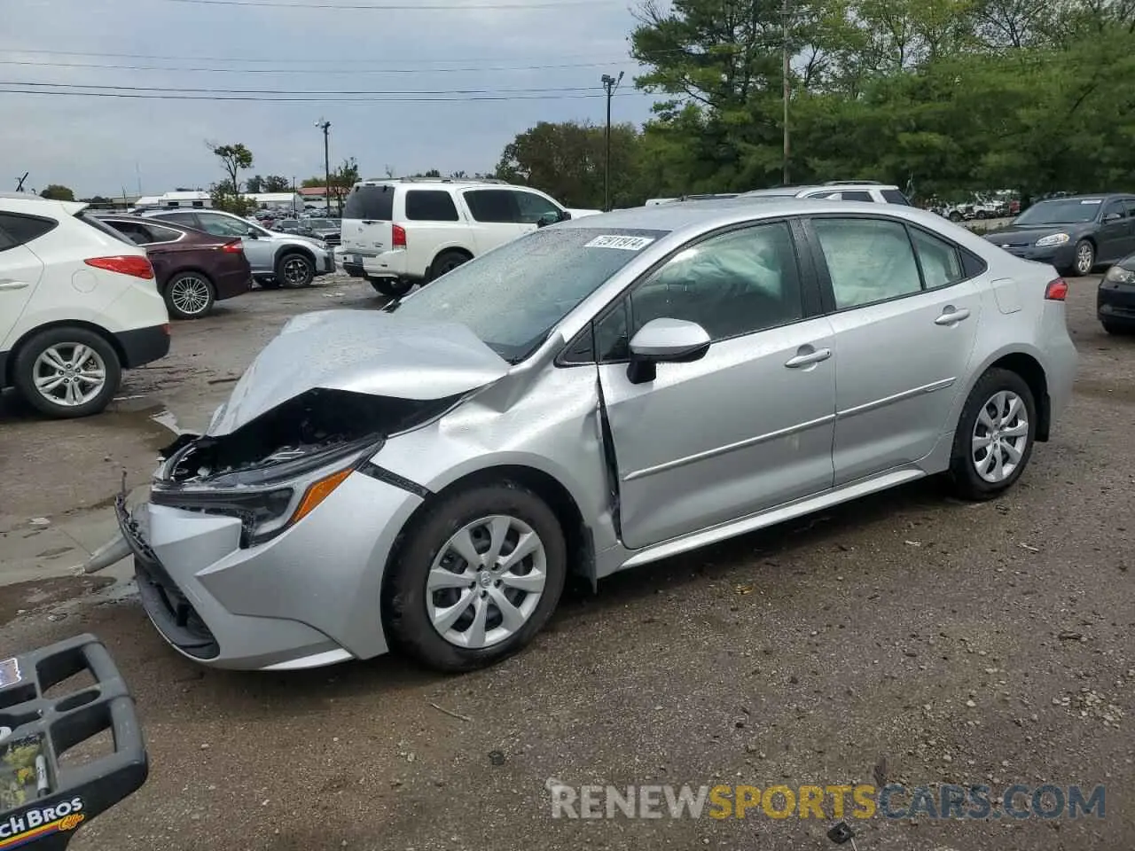 1 fotografías del automóvil dañado JTDBCMFE6R3041139 TOYOTA COROLLA 2024