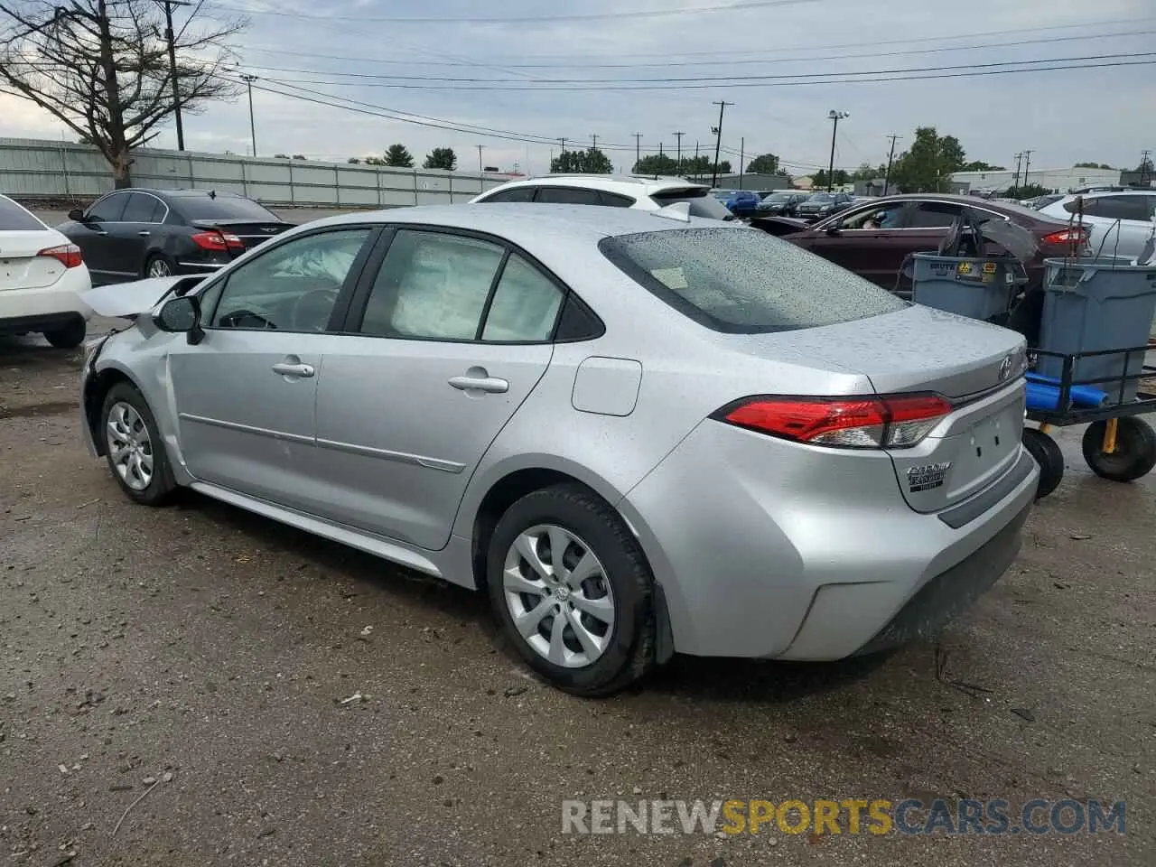 2 fotografías del automóvil dañado JTDBCMFE6R3041139 TOYOTA COROLLA 2024