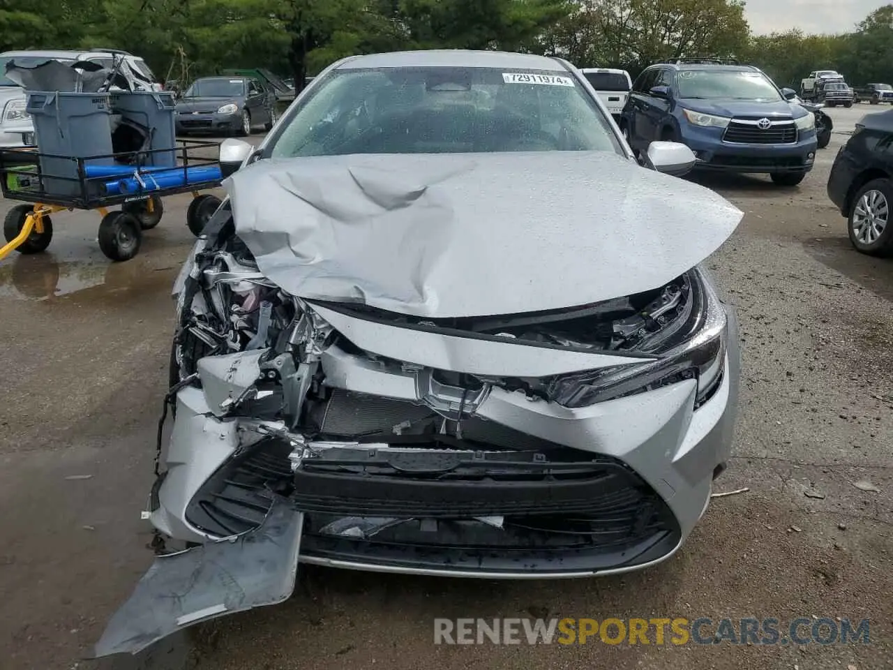 5 fotografías del automóvil dañado JTDBCMFE6R3041139 TOYOTA COROLLA 2024