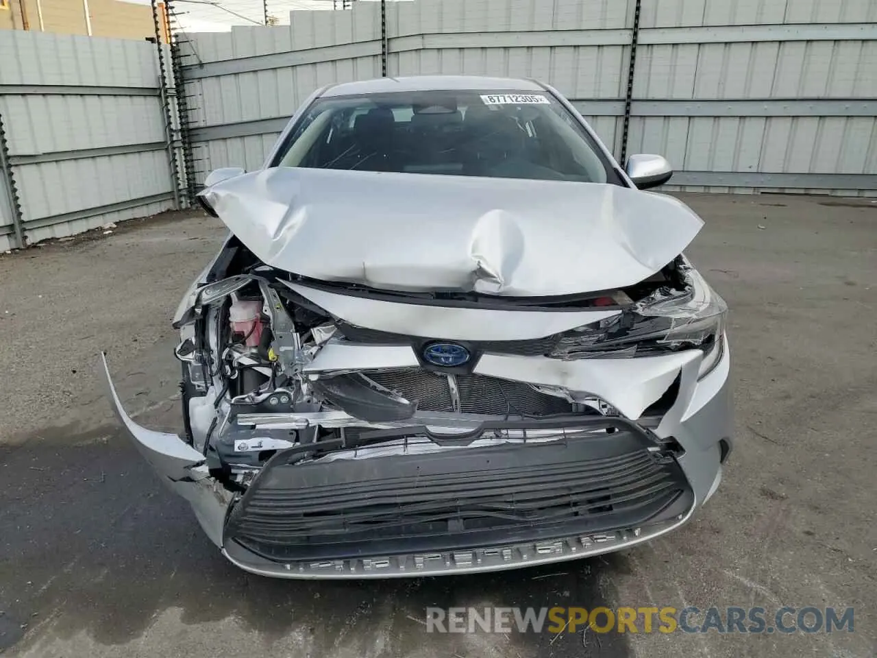 5 fotografías del automóvil dañado JTDBCMFE6R3050276 TOYOTA COROLLA 2024