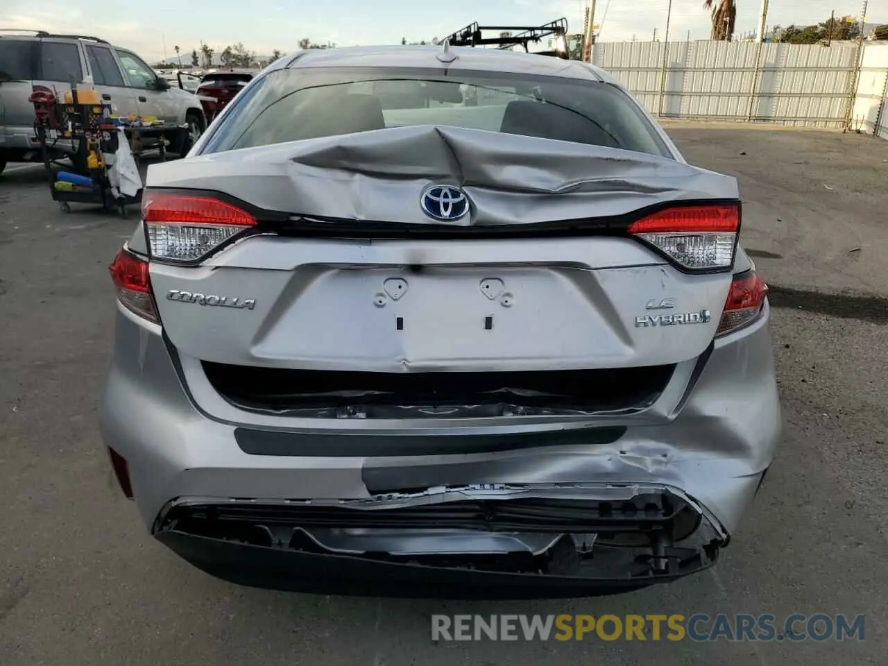 6 fotografías del automóvil dañado JTDBCMFE6R3050276 TOYOTA COROLLA 2024