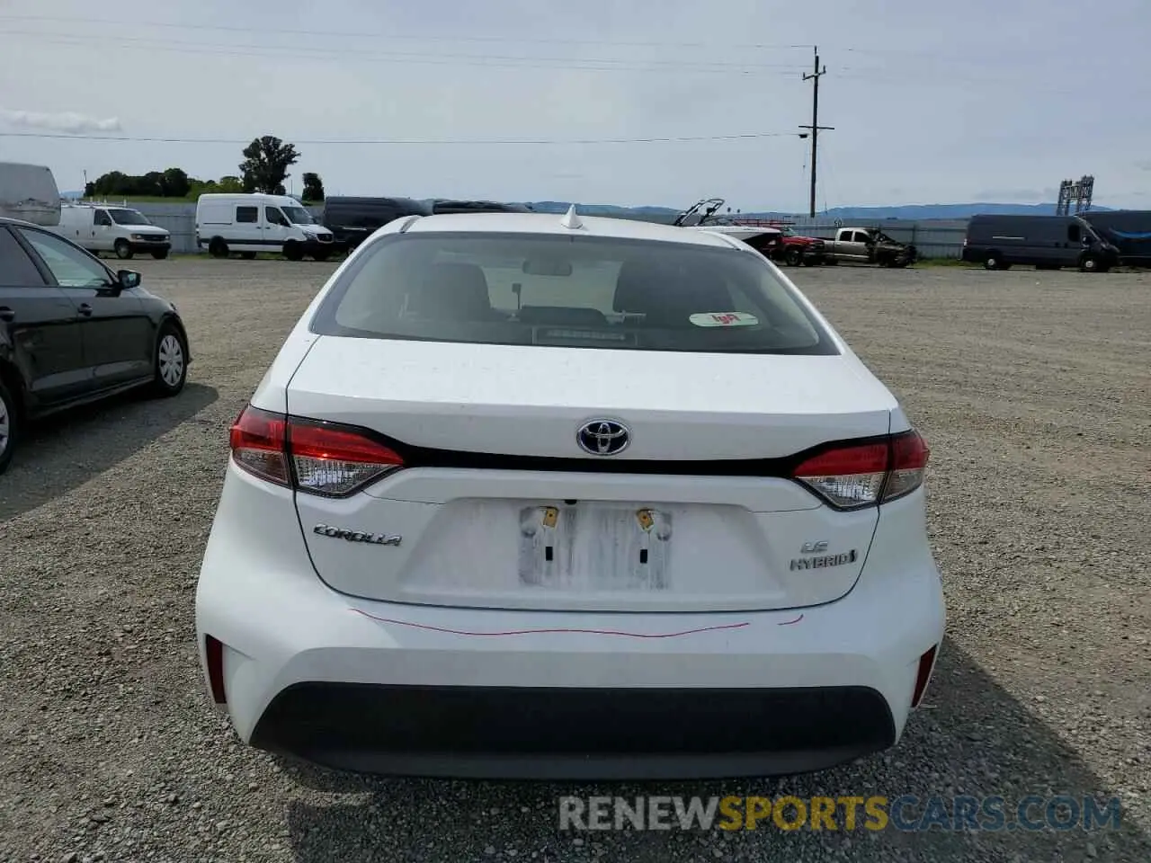 6 fotografías del automóvil dañado JTDBCMFE6RJ025843 TOYOTA COROLLA 2024