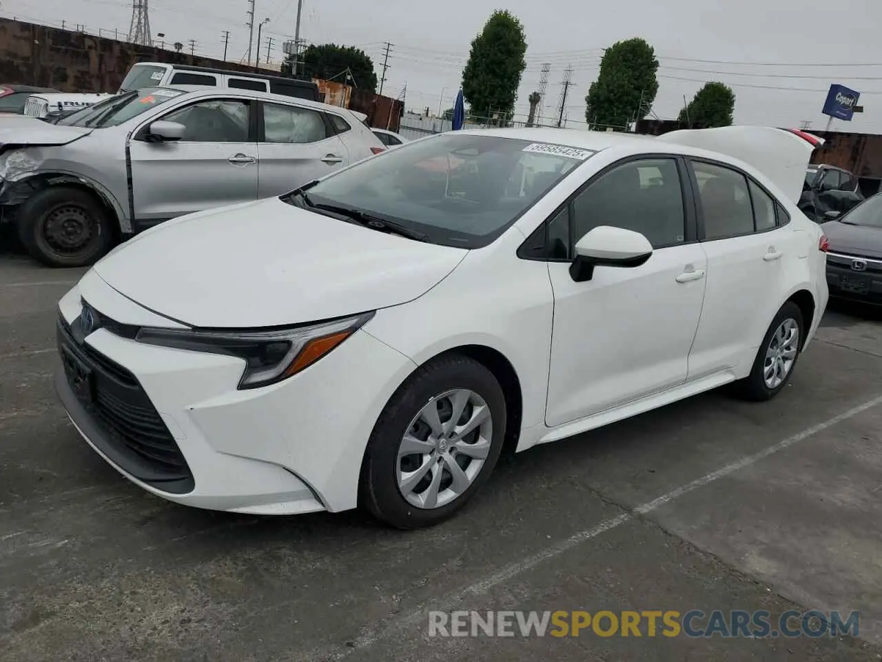 1 fotografías del automóvil dañado JTDBCMFE7R3030635 TOYOTA COROLLA 2024
