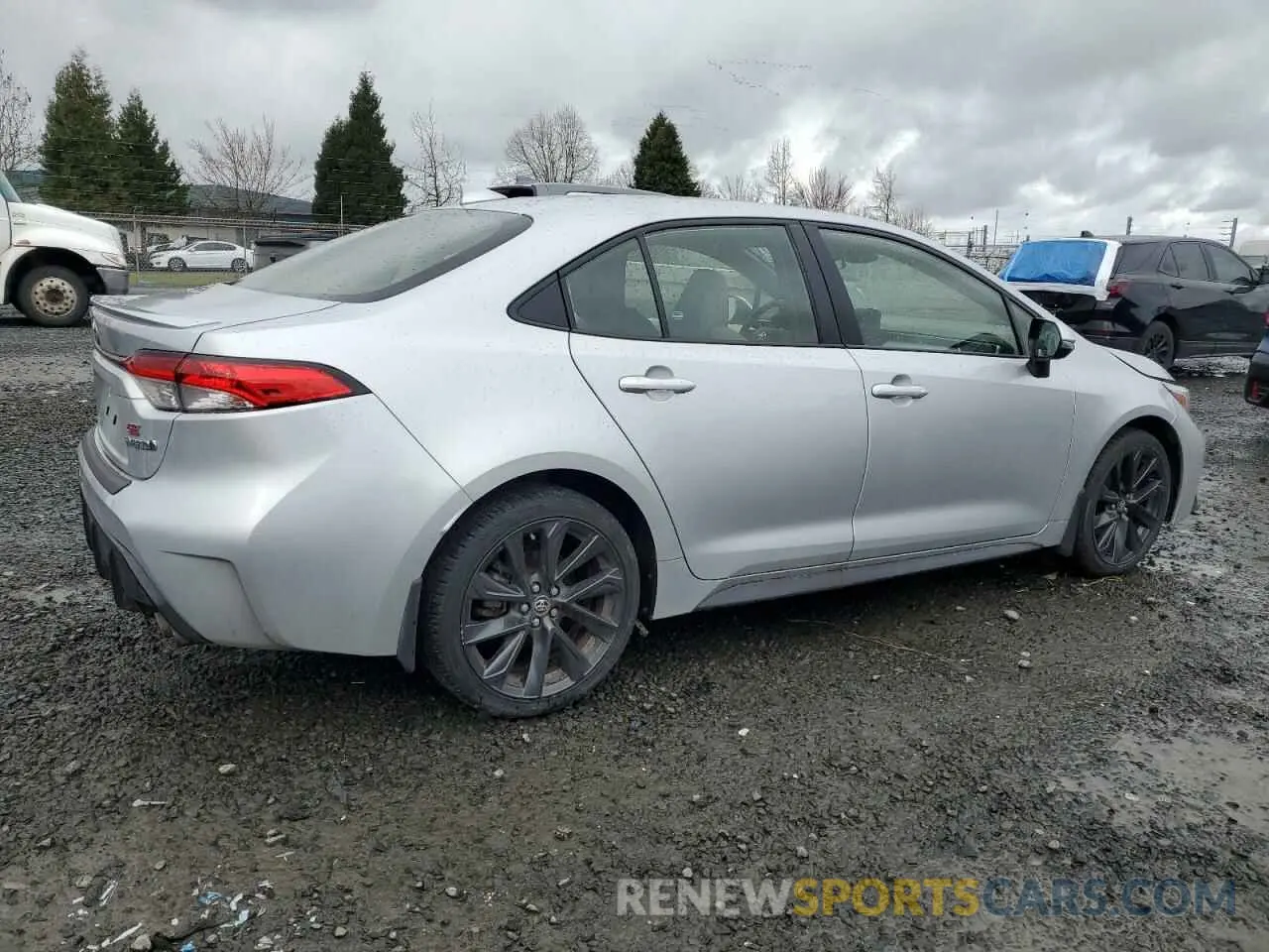 3 fotografías del automóvil dañado JTDBCMFE7R3031459 TOYOTA COROLLA 2024