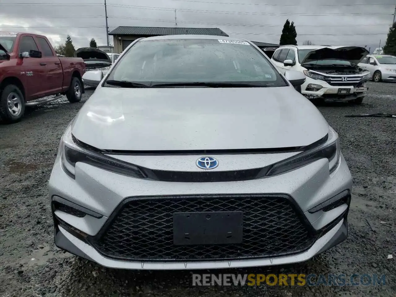 5 fotografías del automóvil dañado JTDBCMFE7R3031459 TOYOTA COROLLA 2024