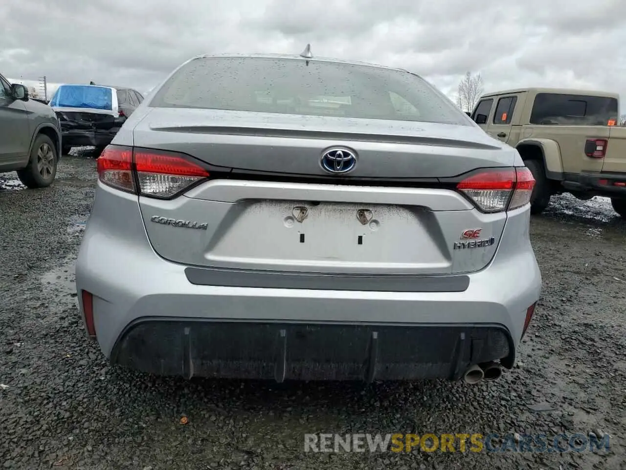 6 fotografías del automóvil dañado JTDBCMFE7R3031459 TOYOTA COROLLA 2024