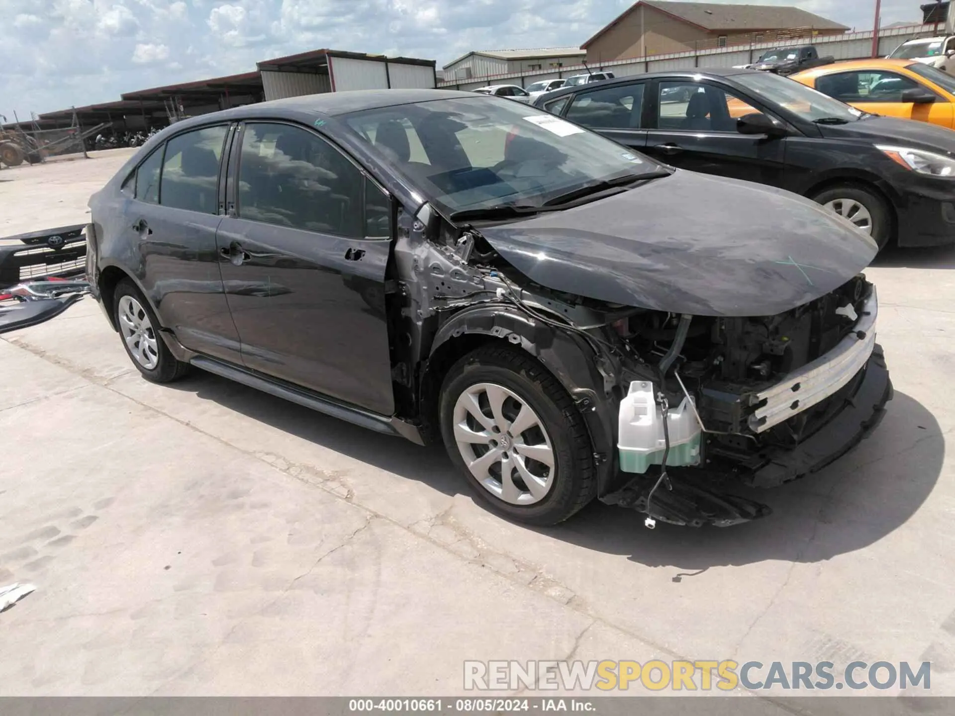 1 fotografías del automóvil dañado JTDBCMFE7R3036855 TOYOTA COROLLA 2024