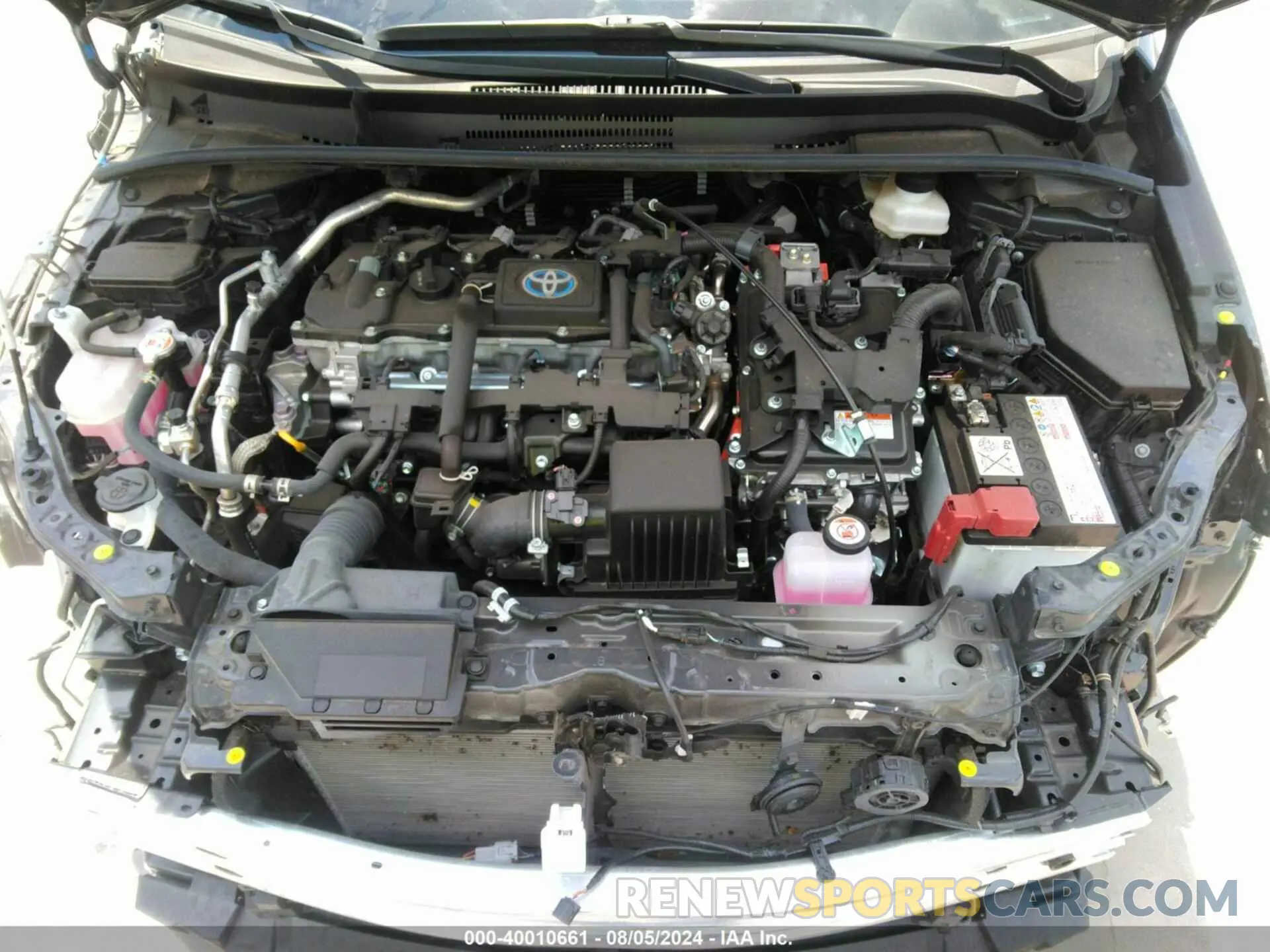10 fotografías del automóvil dañado JTDBCMFE7R3036855 TOYOTA COROLLA 2024