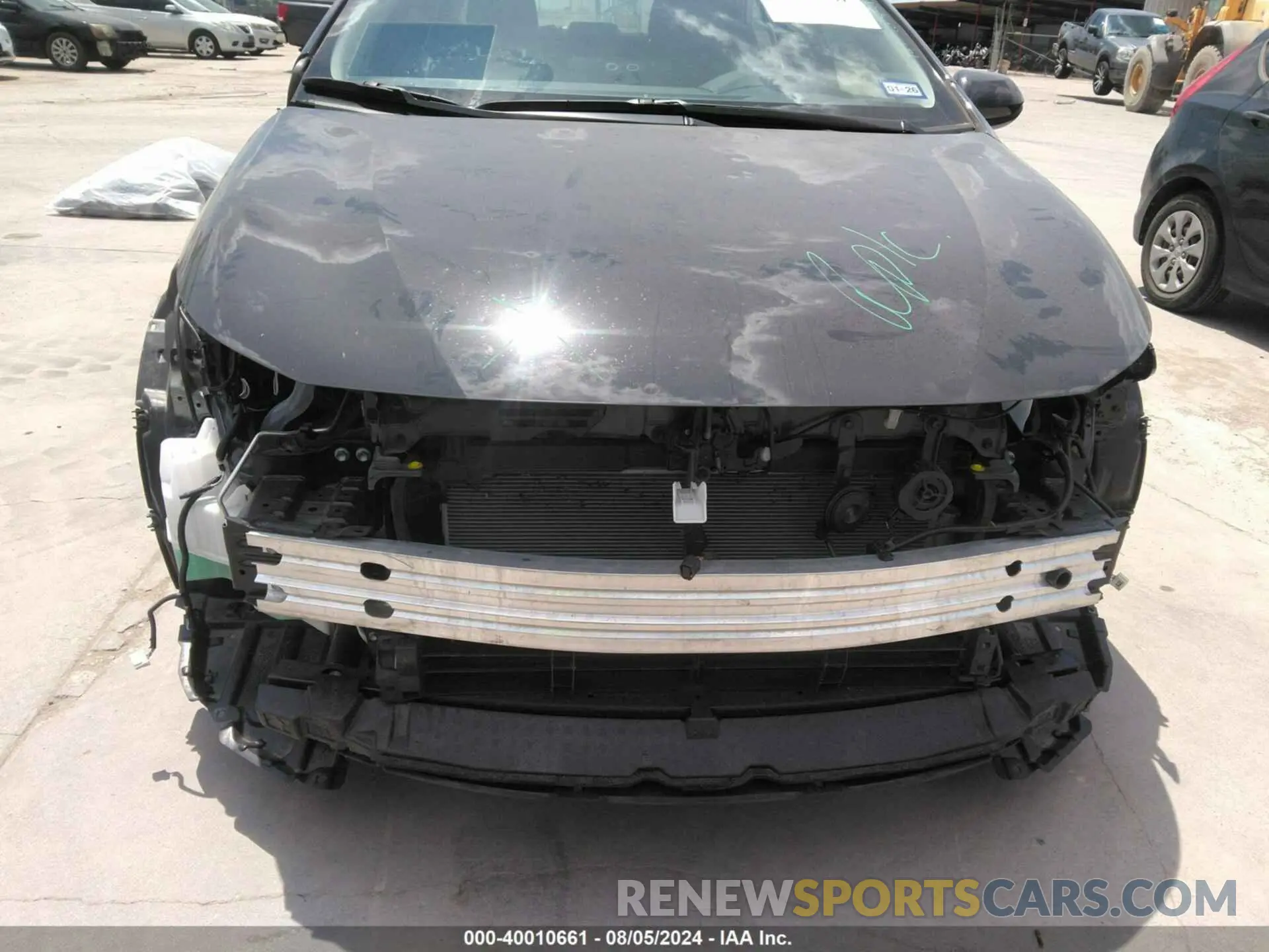 6 fotografías del automóvil dañado JTDBCMFE7R3036855 TOYOTA COROLLA 2024