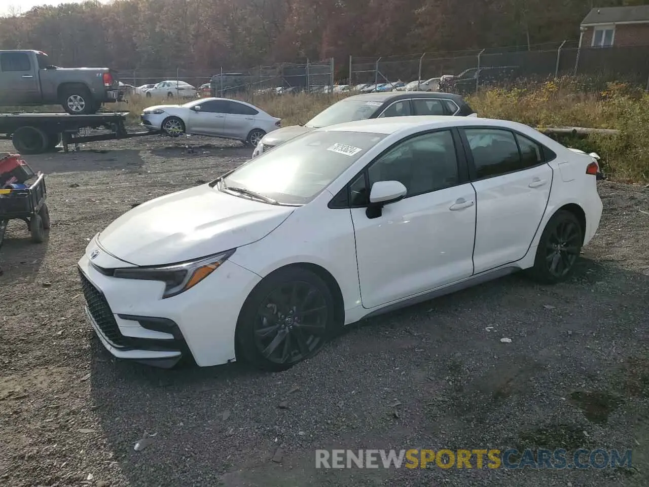 1 fotografías del automóvil dañado JTDBCMFE7R3037603 TOYOTA COROLLA 2024