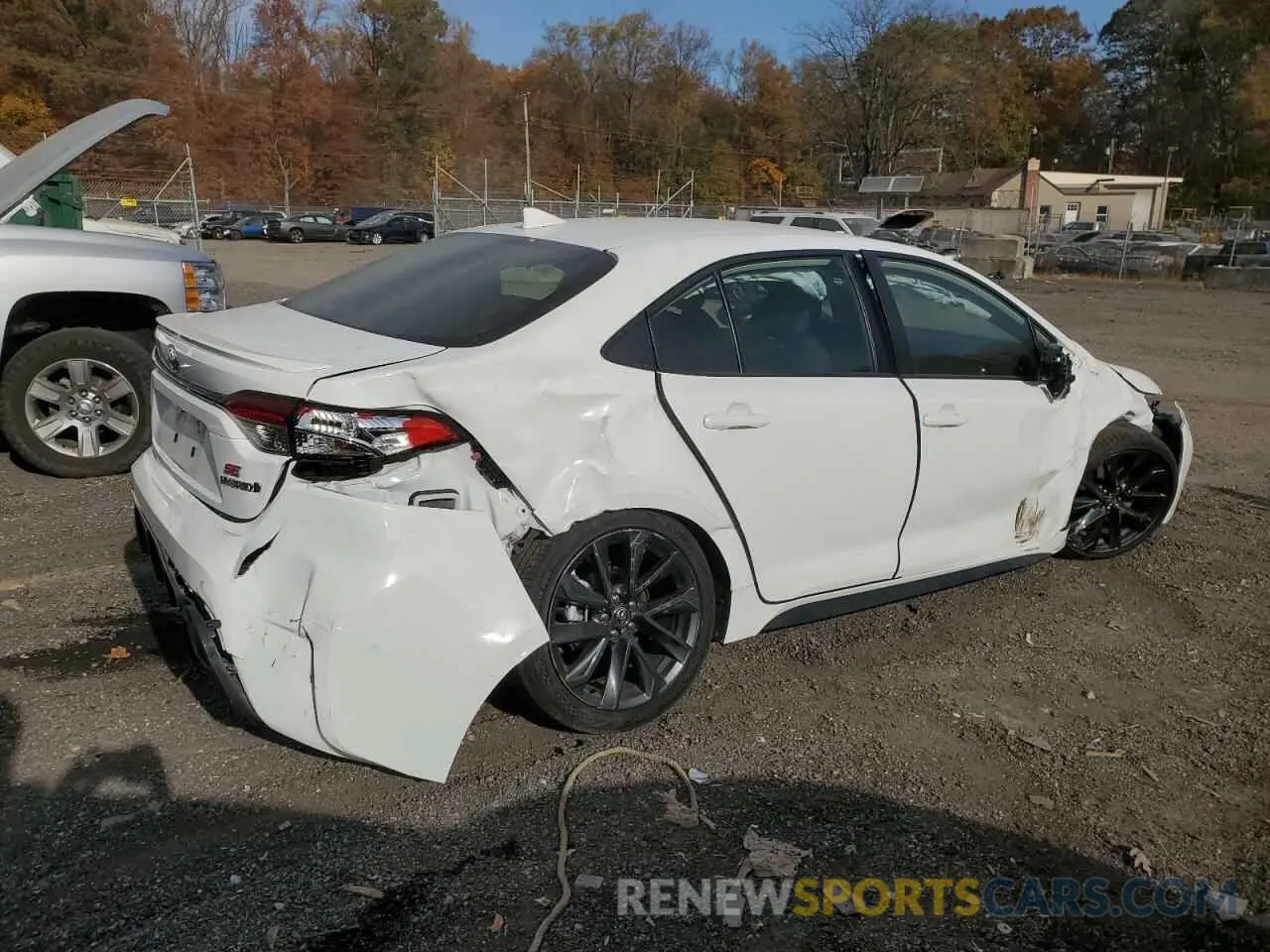 3 fotografías del automóvil dañado JTDBCMFE7R3037603 TOYOTA COROLLA 2024