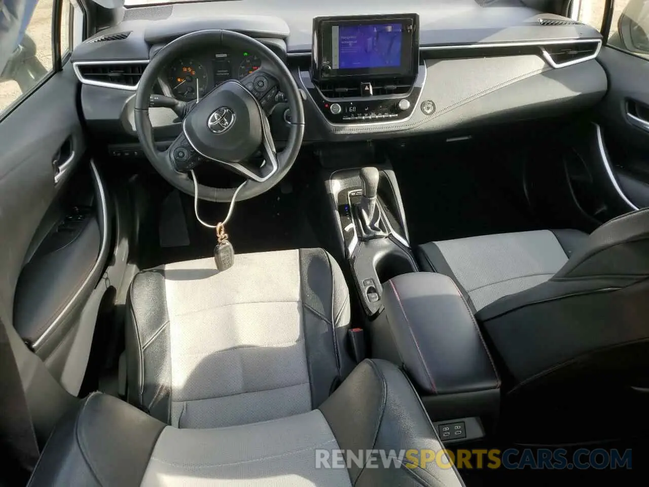 8 fotografías del automóvil dañado JTDBCMFE7R3037603 TOYOTA COROLLA 2024