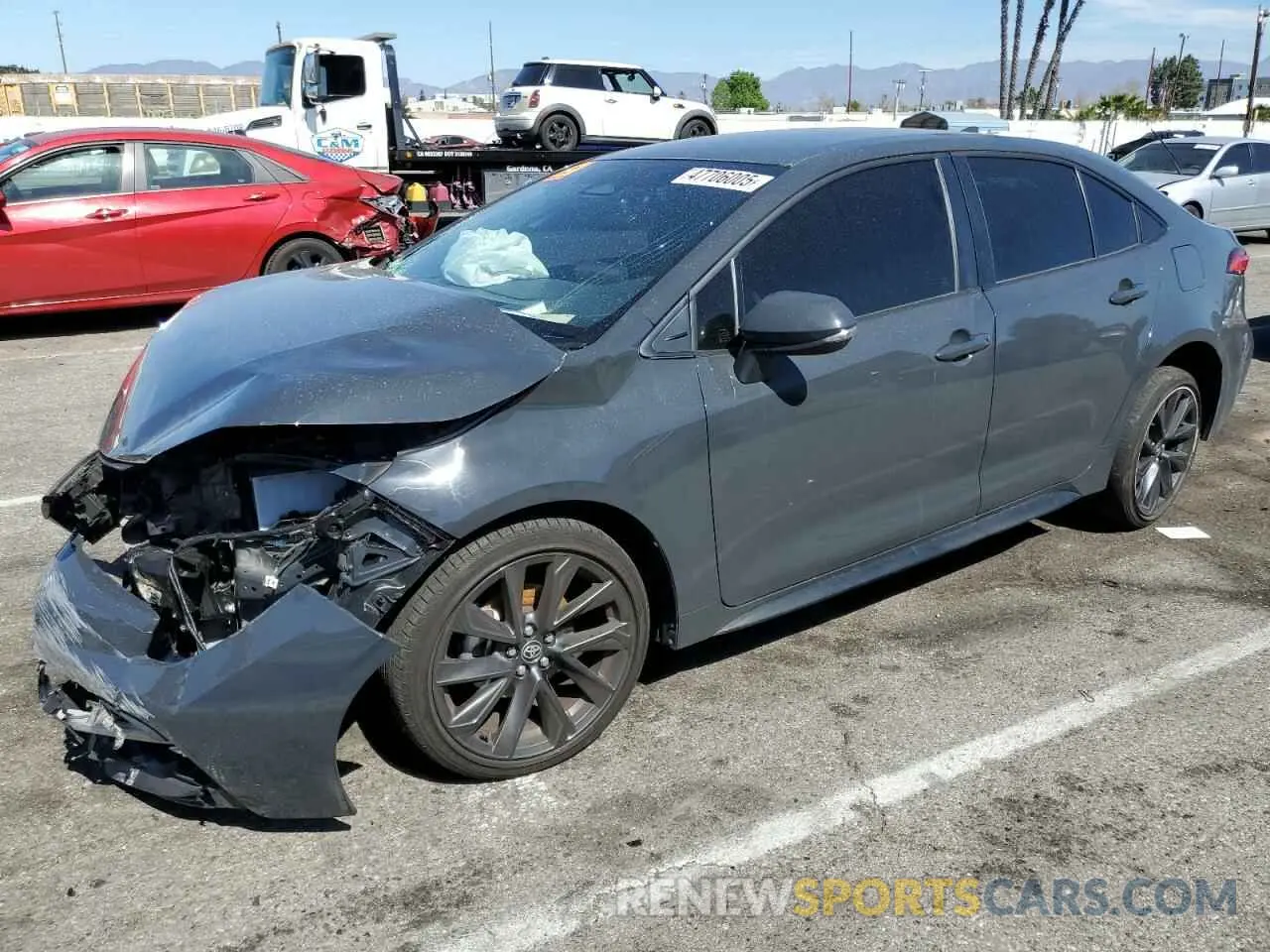 1 fotografías del automóvil dañado JTDBCMFE7R3039285 TOYOTA COROLLA 2024