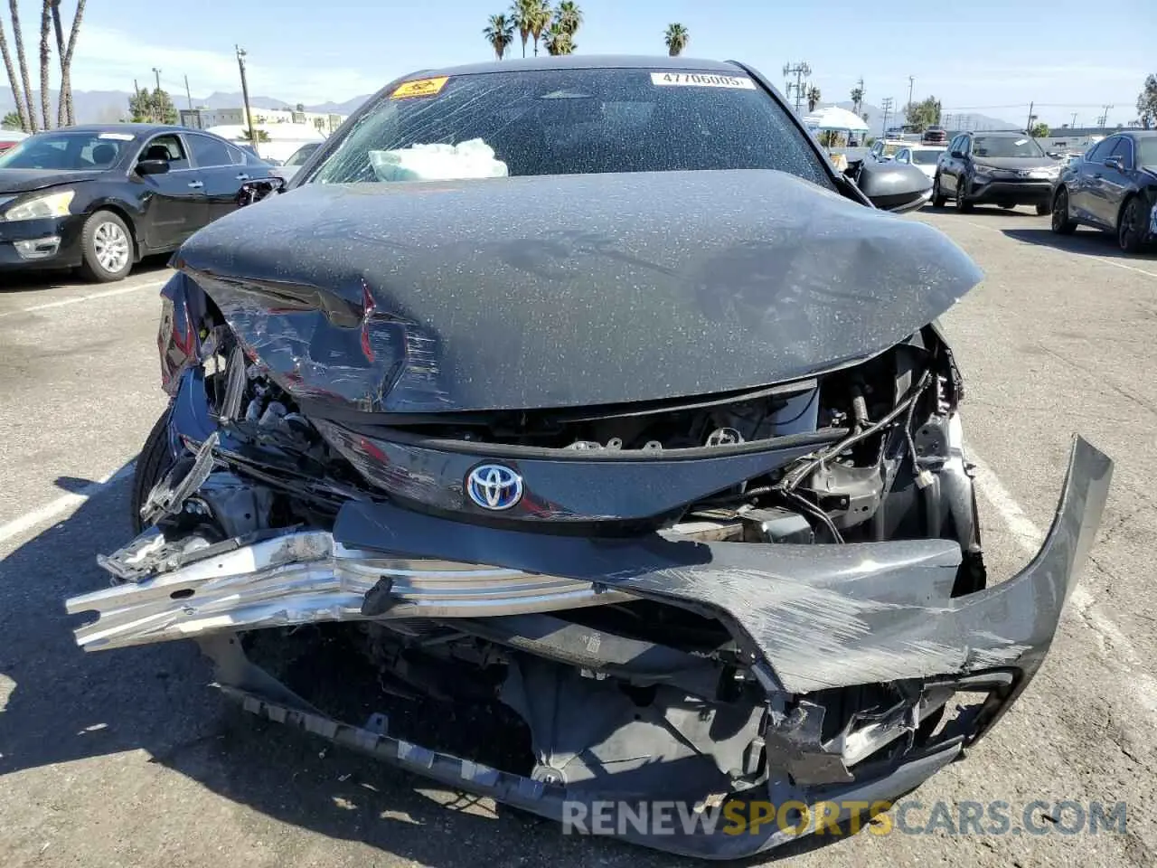 5 fotografías del automóvil dañado JTDBCMFE7R3039285 TOYOTA COROLLA 2024