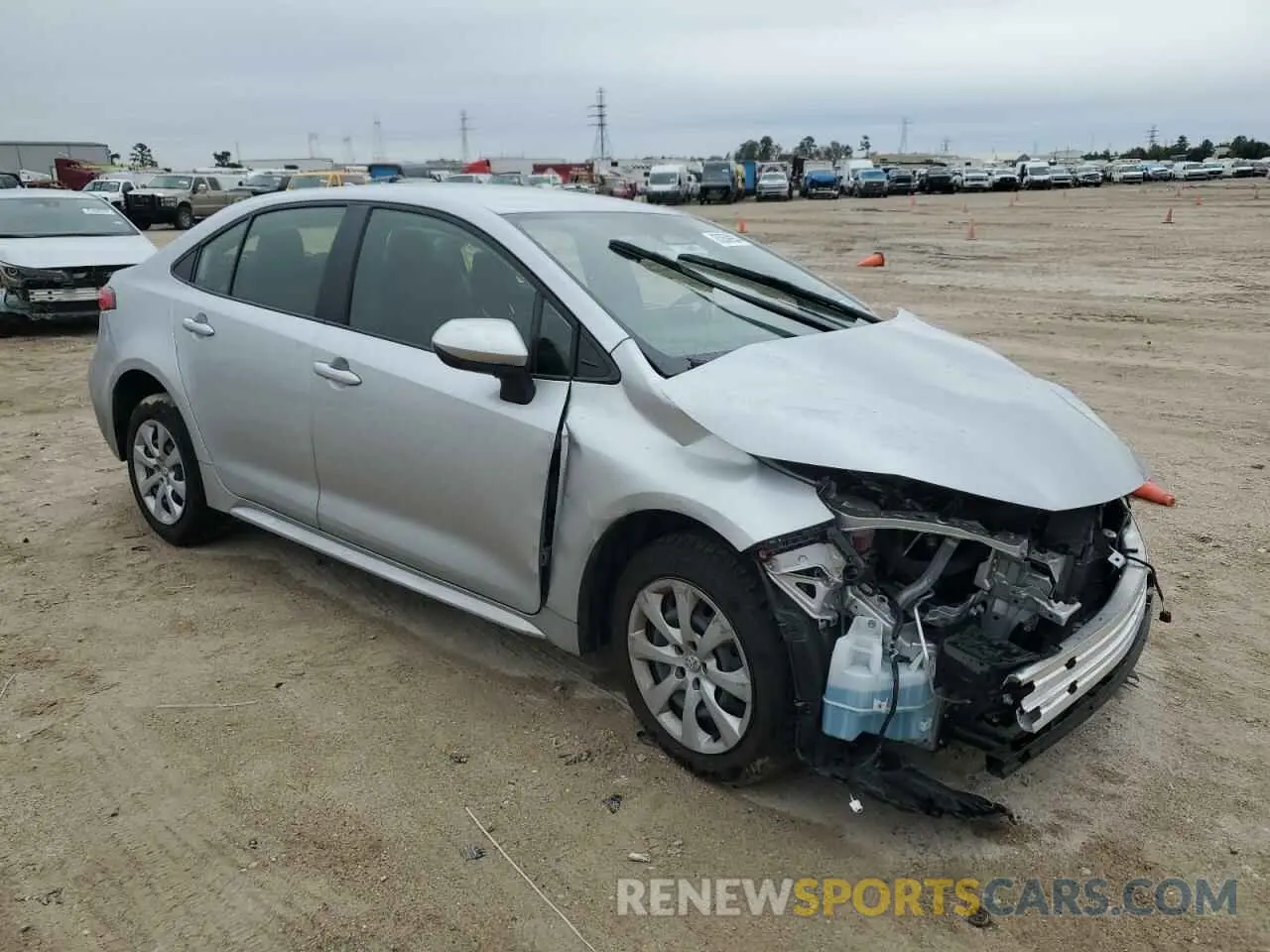 4 fotografías del automóvil dañado JTDBCMFE7R3048214 TOYOTA COROLLA 2024